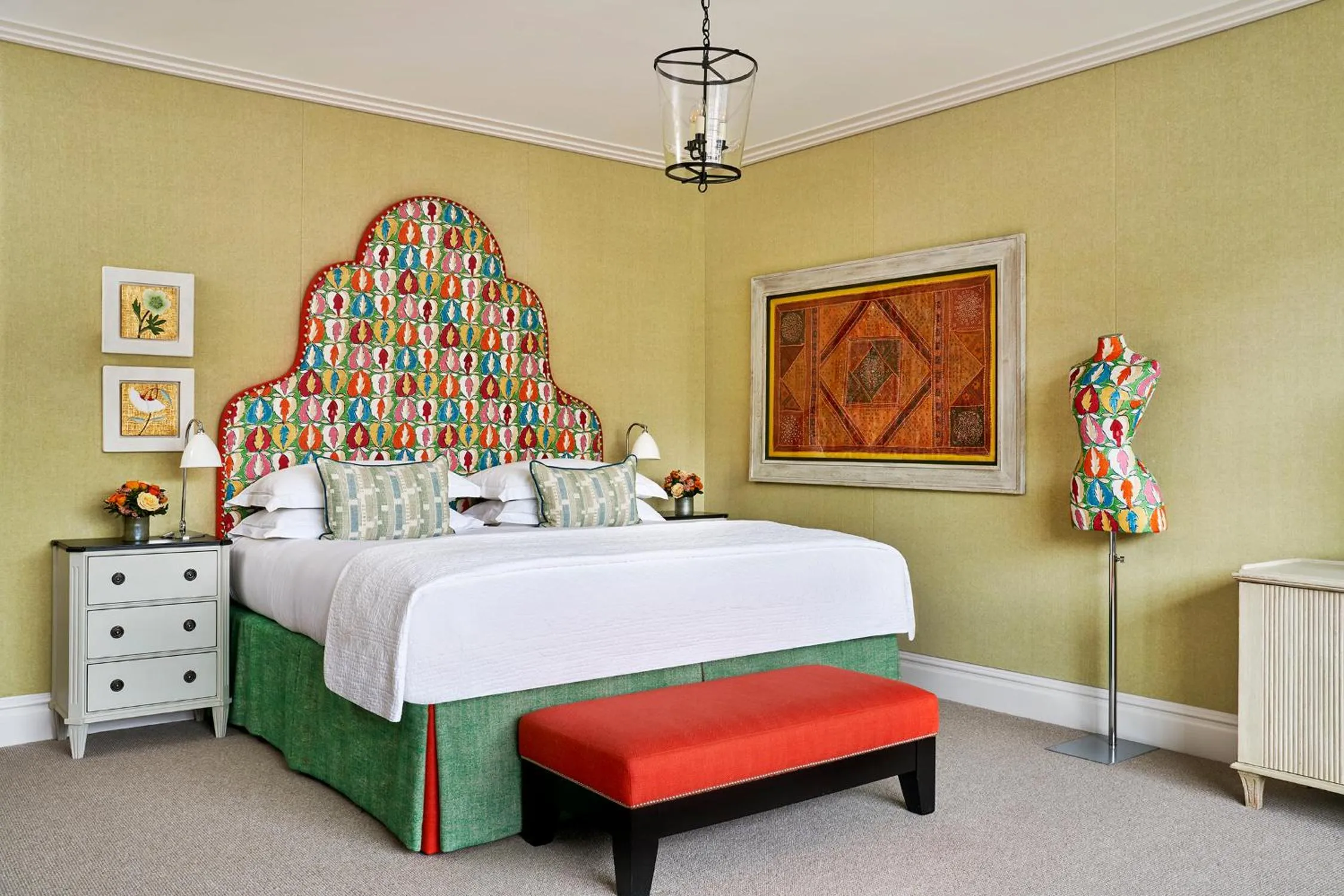 Bedroom, Bed in The Soho Hotel, Firmdale Hotels