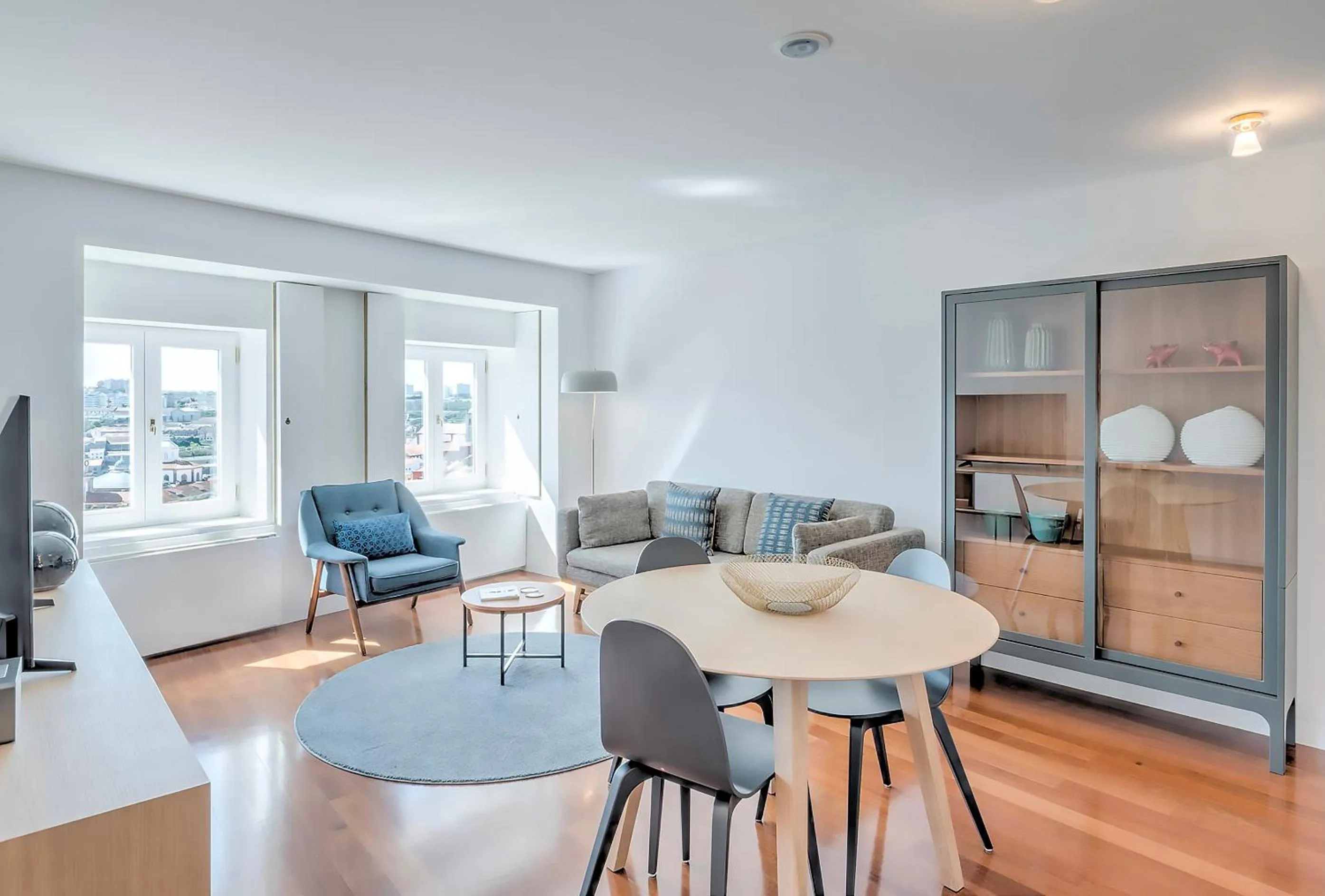 Living room in Oporto Street das Aldas - River View