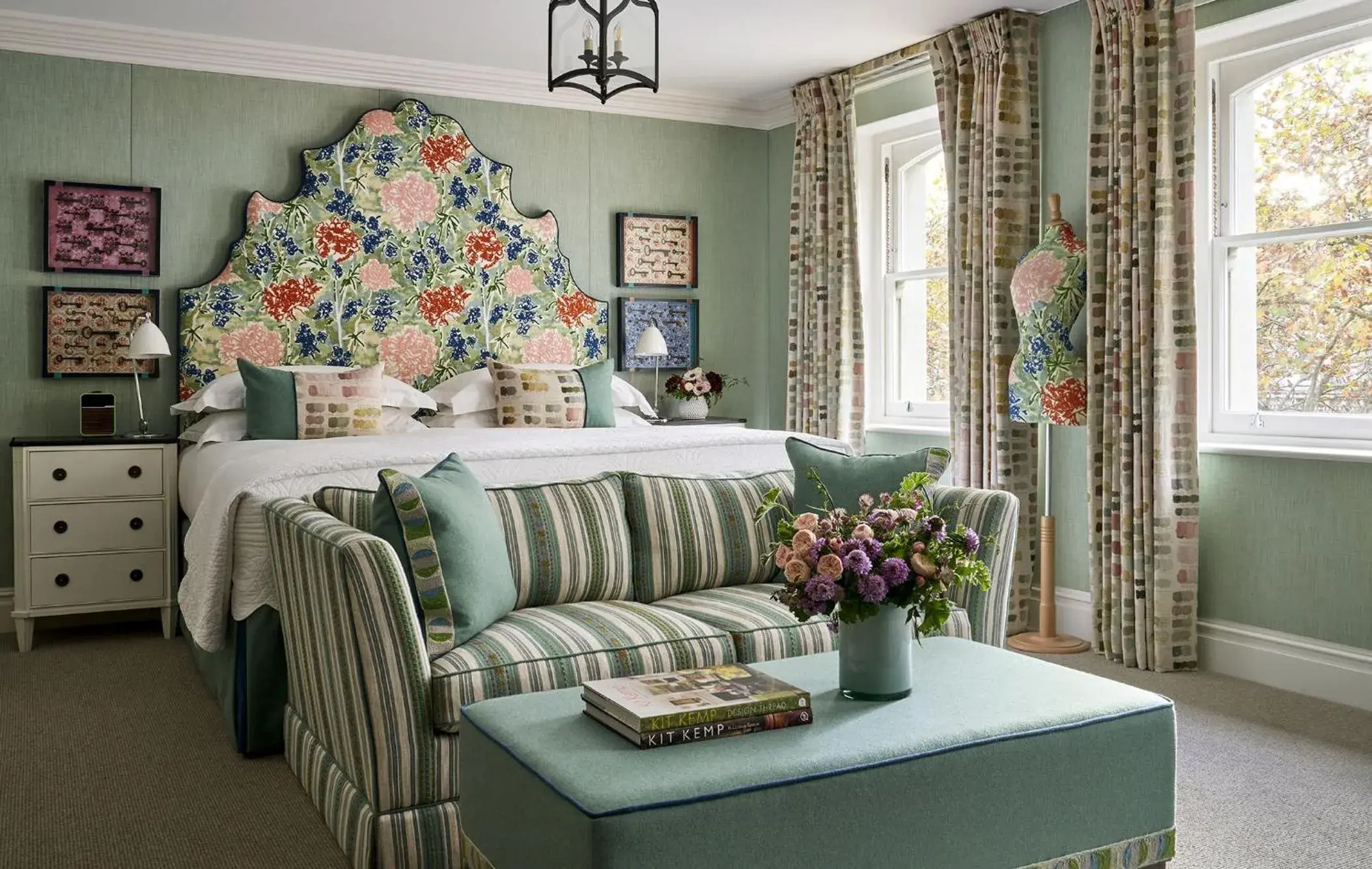 Photo of the whole room, Bed in Knightsbridge Hotel, Firmdale Hotels Photo of the whole room, Bed in Knightsbridge Hotel, Firmdale Hotels