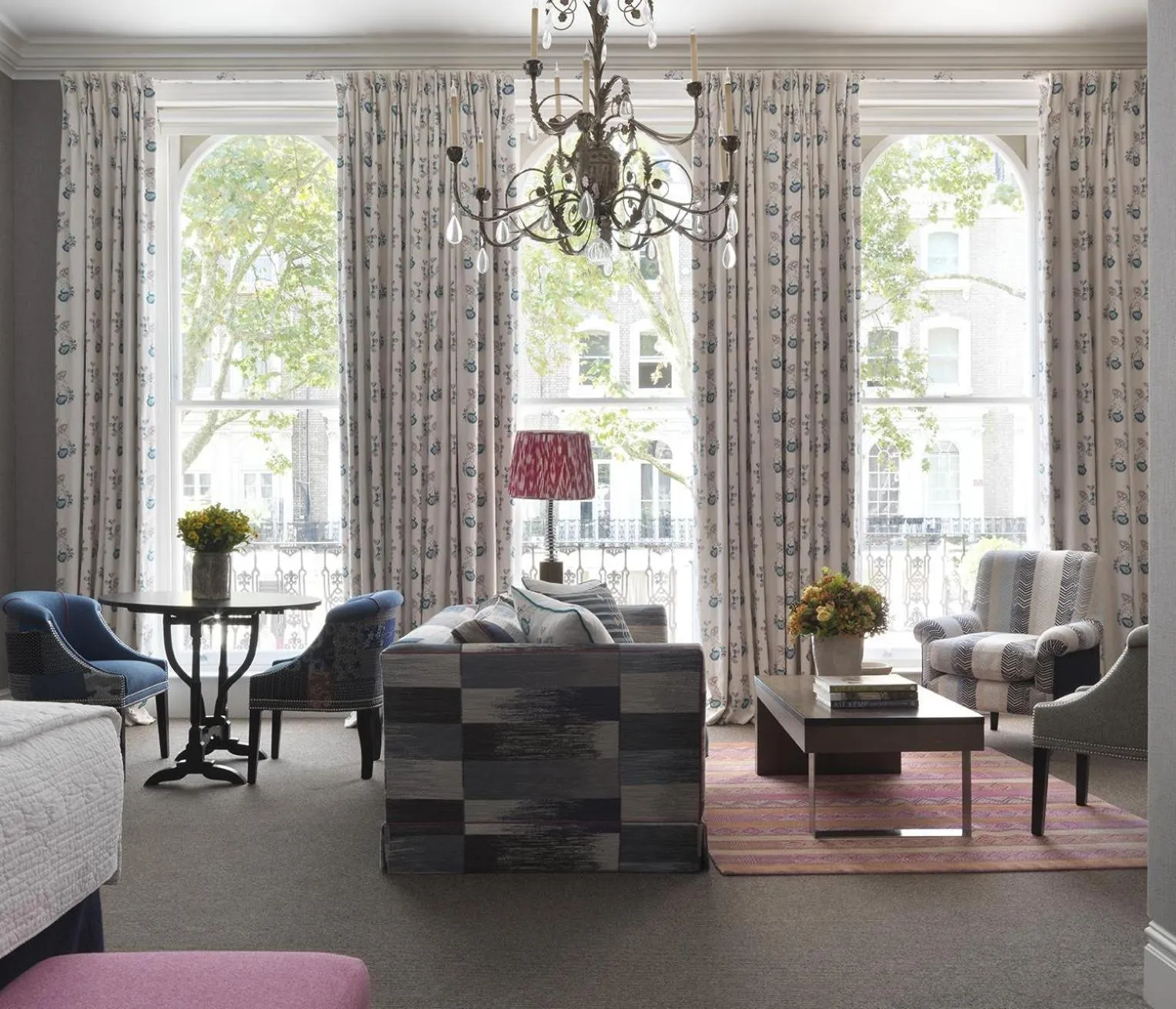 Bedroom in Knightsbridge Hotel, Firmdale Hotels