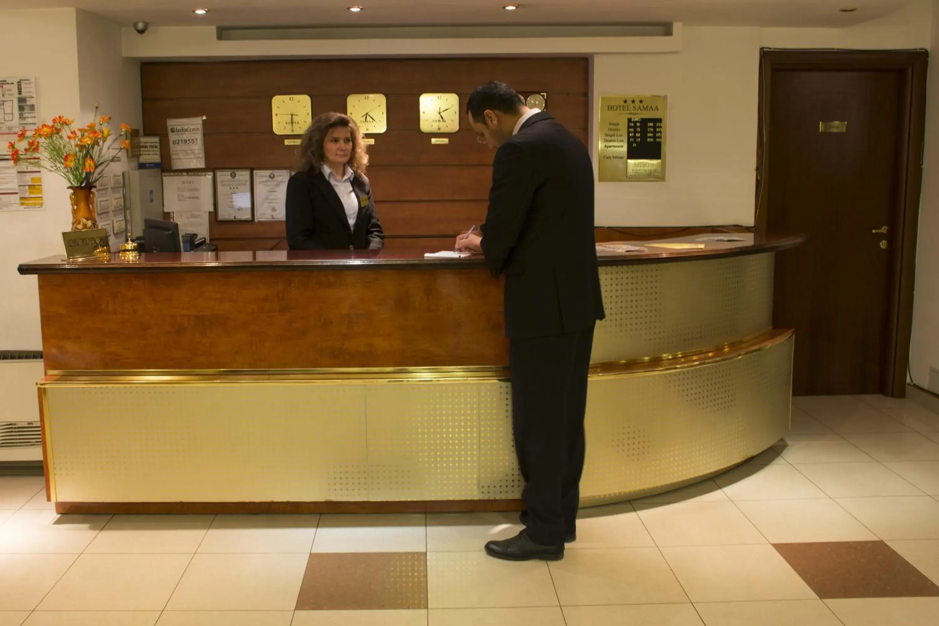 Lobby or reception in Samaa Hotel Lobby or reception in Samaa Hotel