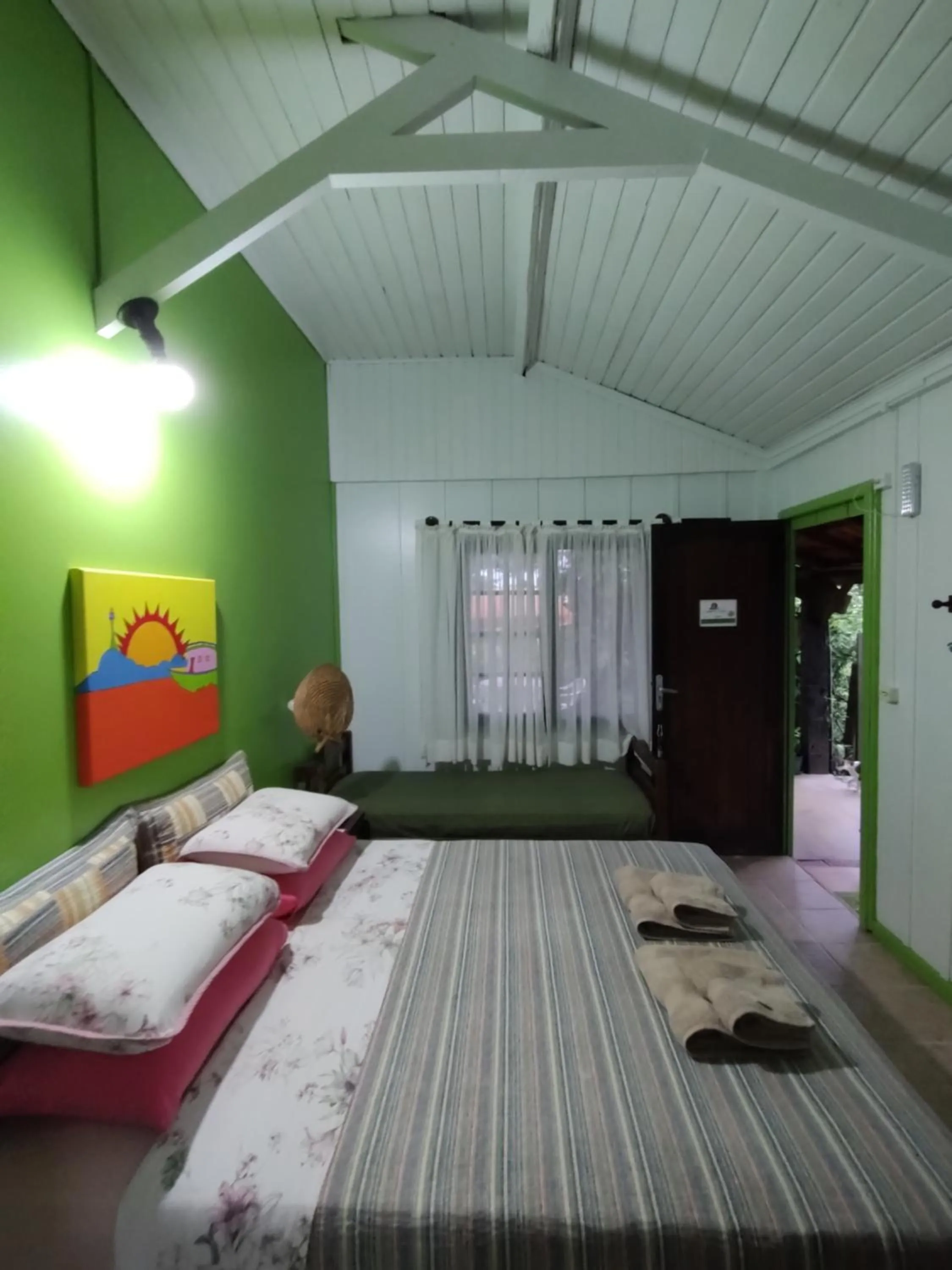 Bed in Pousada Enseada das Conchas