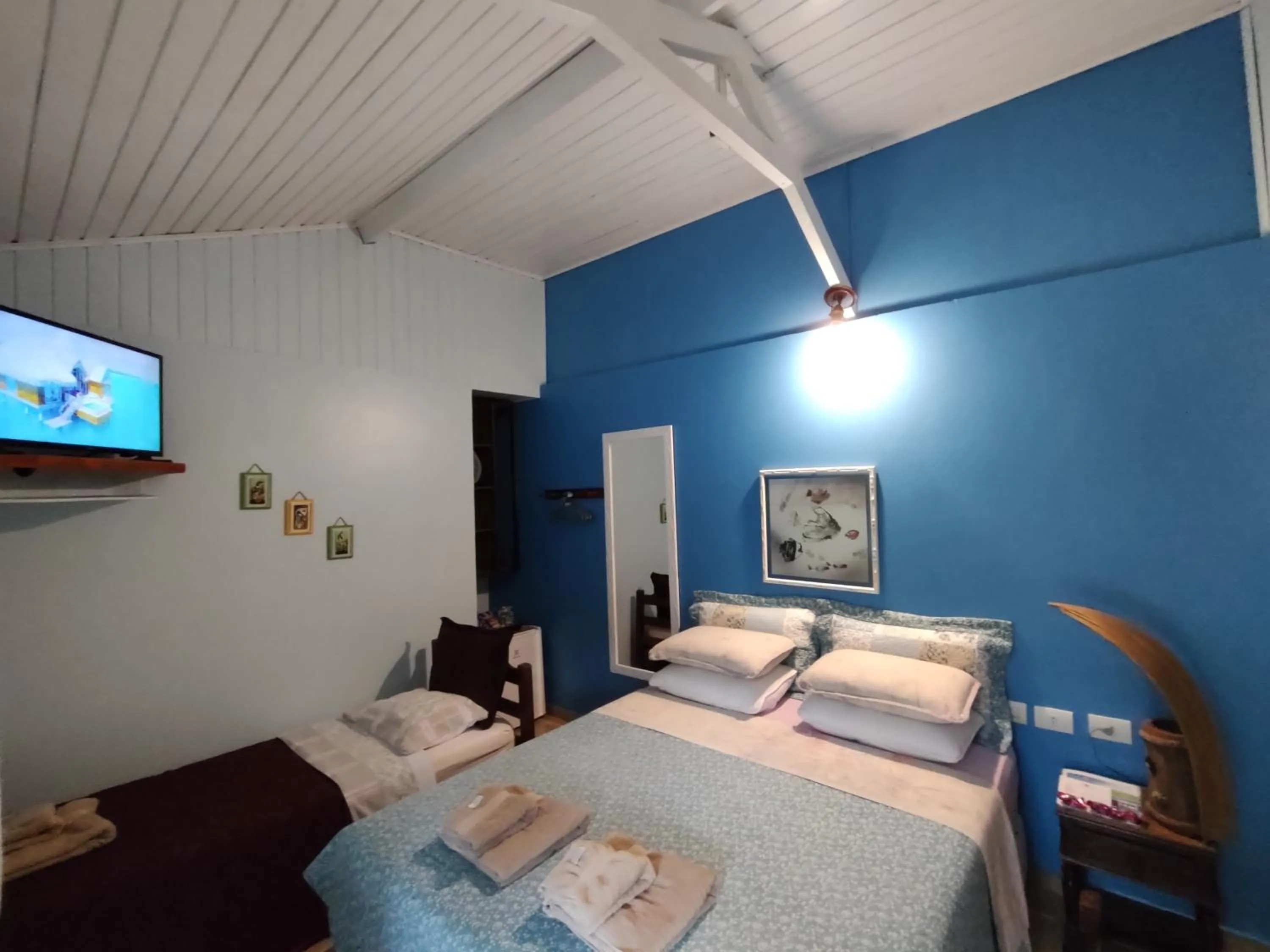 Bed in Pousada Enseada das Conchas