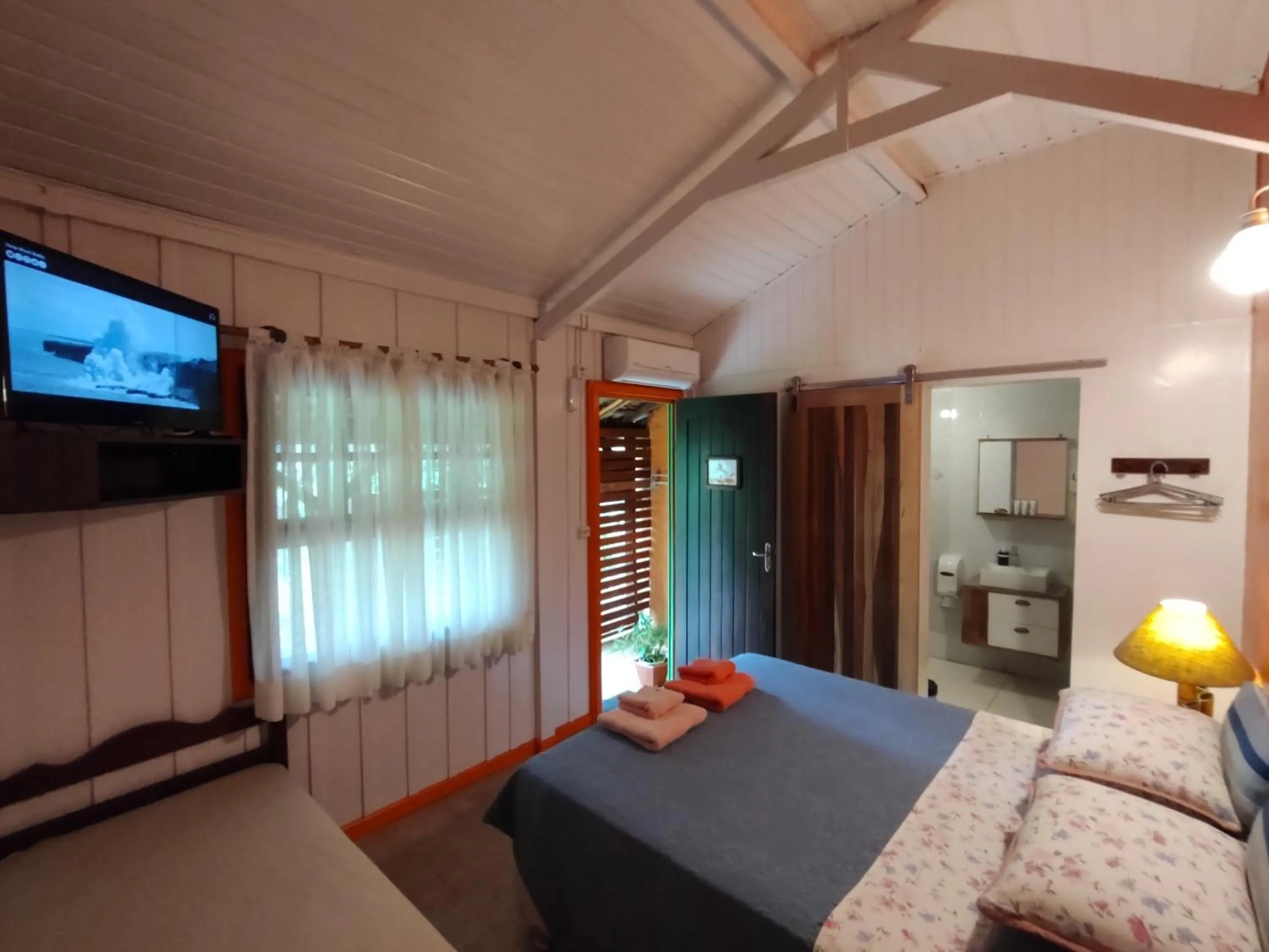 Bed in Pousada Enseada das Conchas