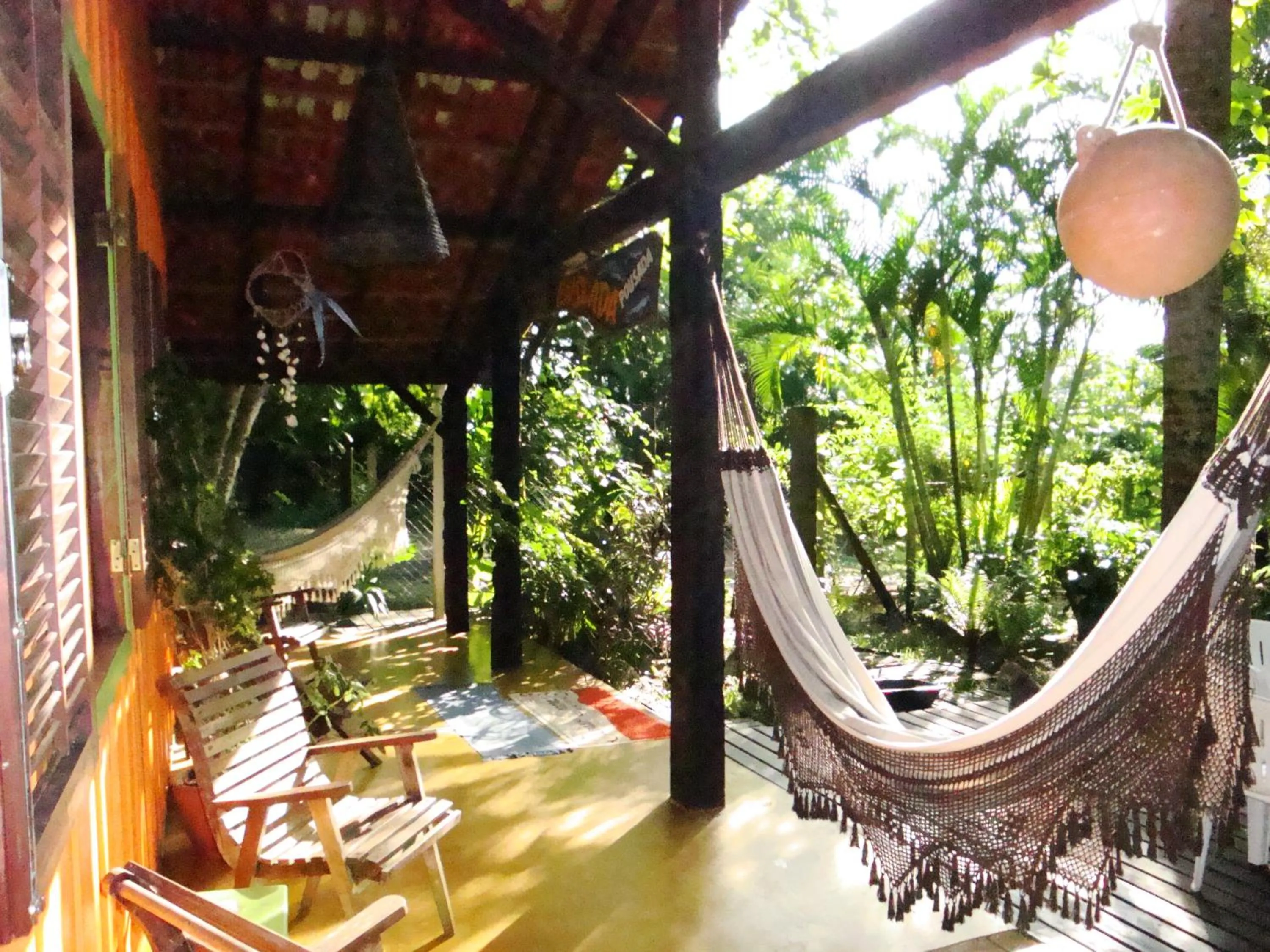 Balcony/Terrace in Pousada Enseada das Conchas