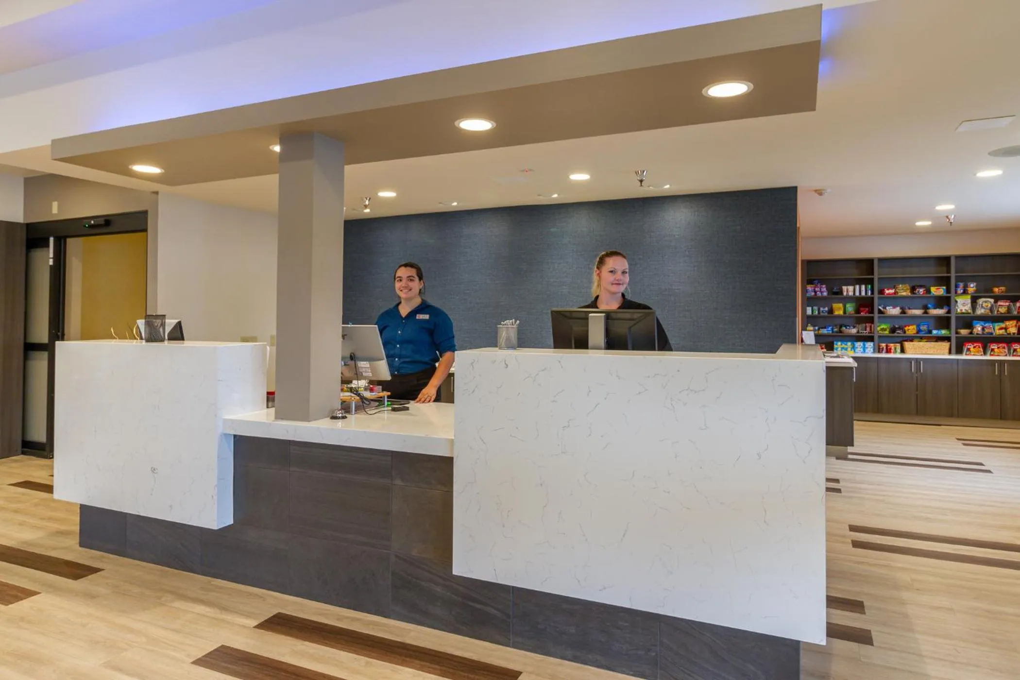 Lobby or reception in Red Lion Templin's Hotel on the River