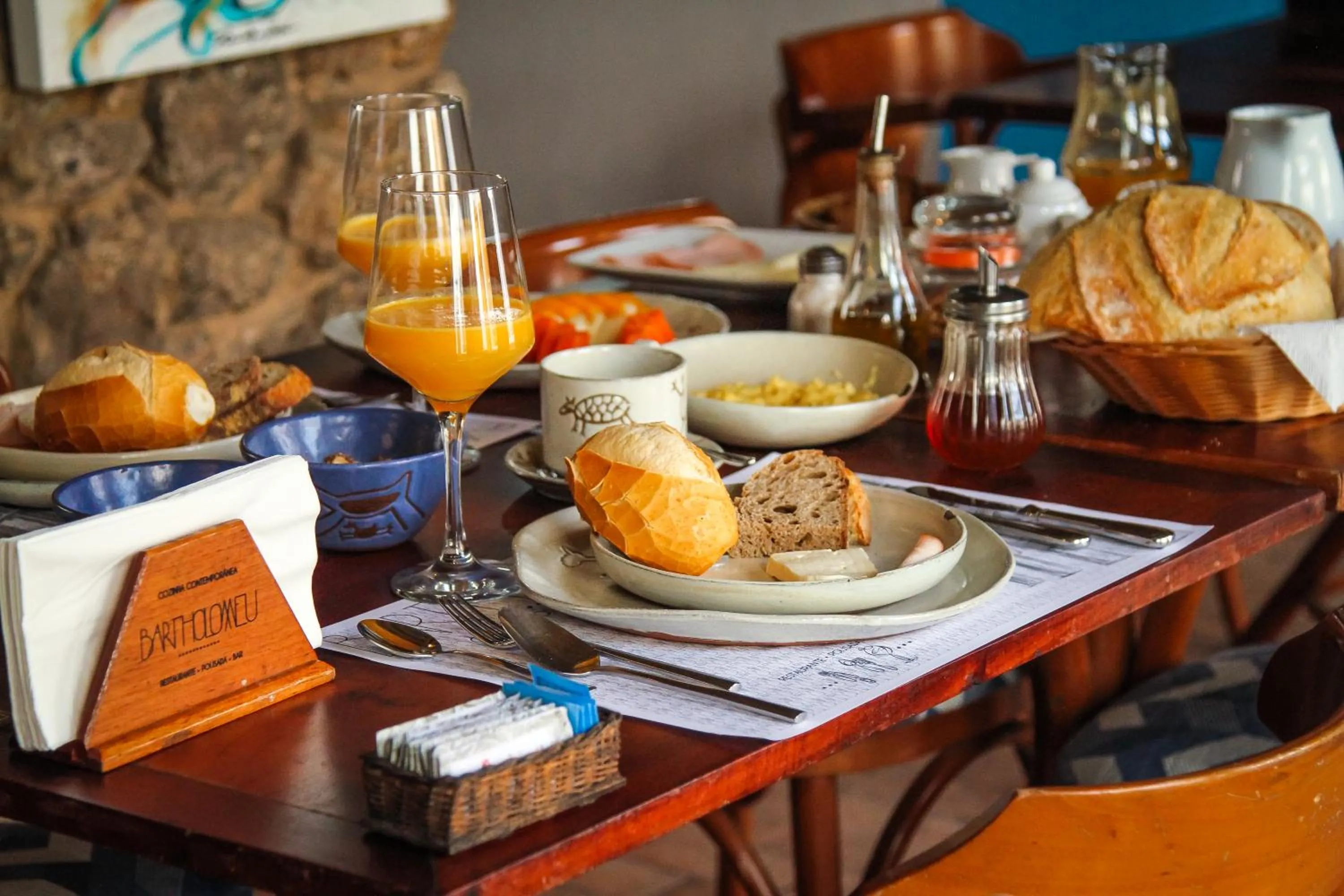 Breakfast in Pousada Bartholomeu