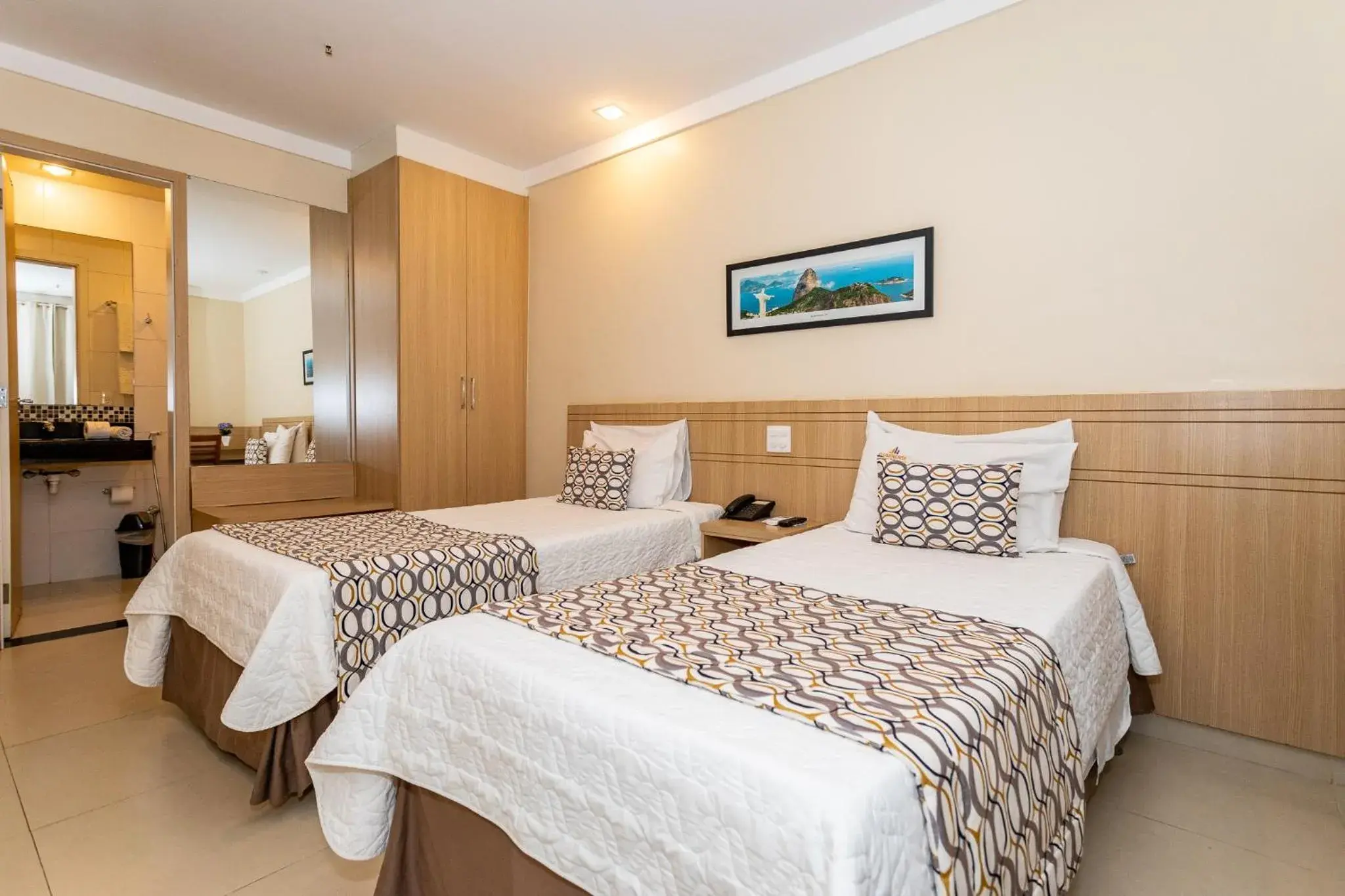 Bedroom, Bed in Fluminense Hotel Bedroom, Bed in Fluminense Hotel