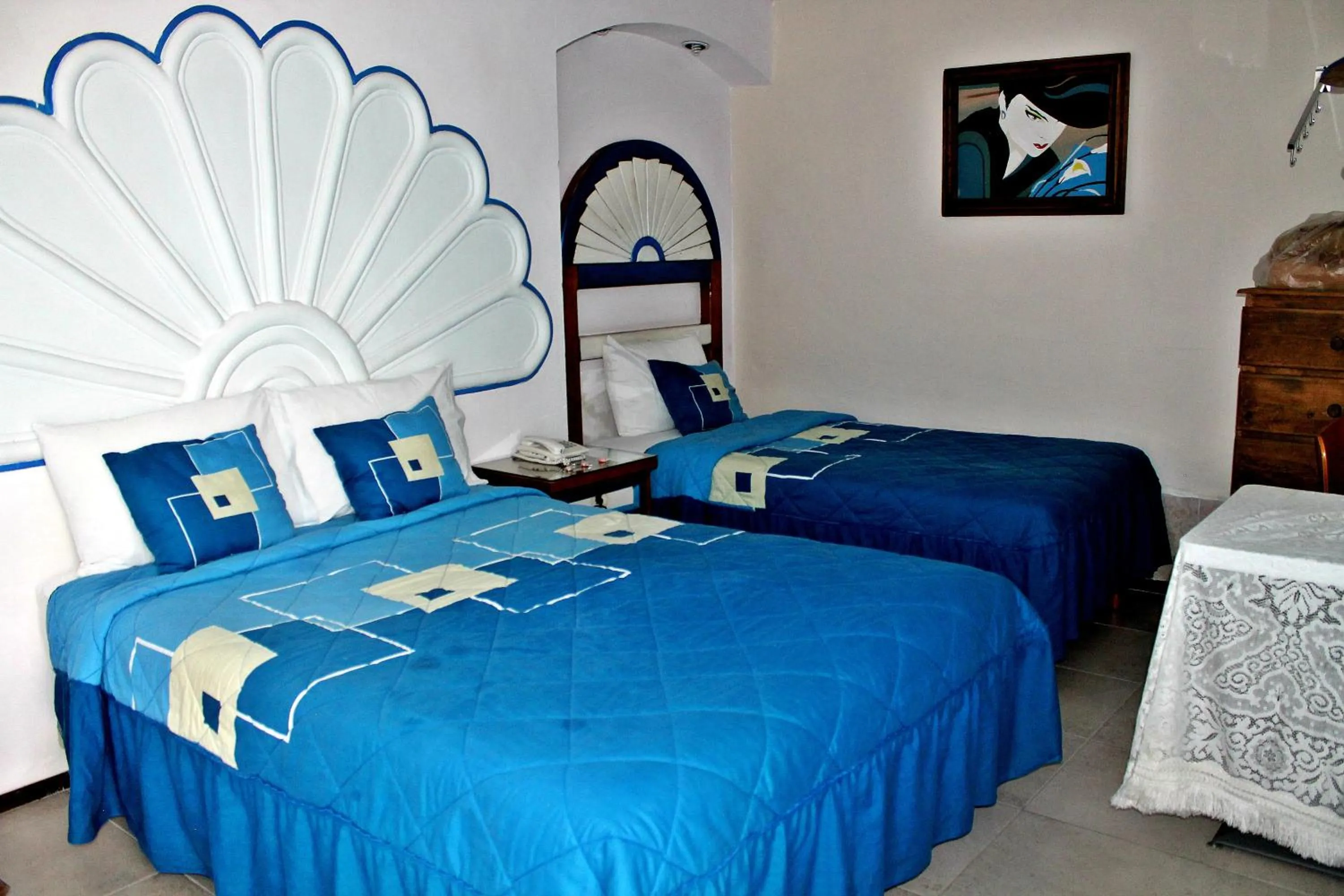 Bed in Hotel El Refugio
