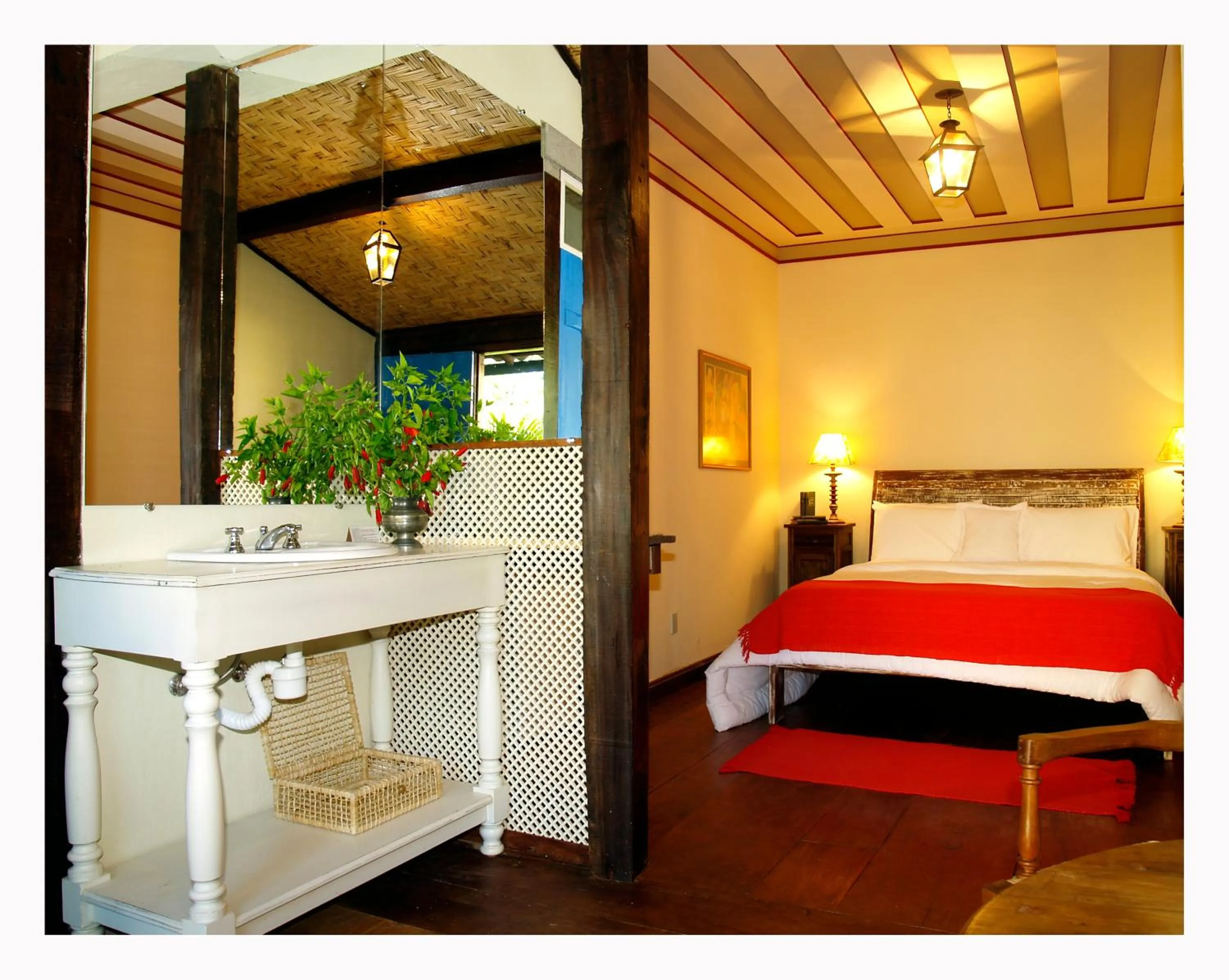 Bed in Pousada Paço do Lavradio