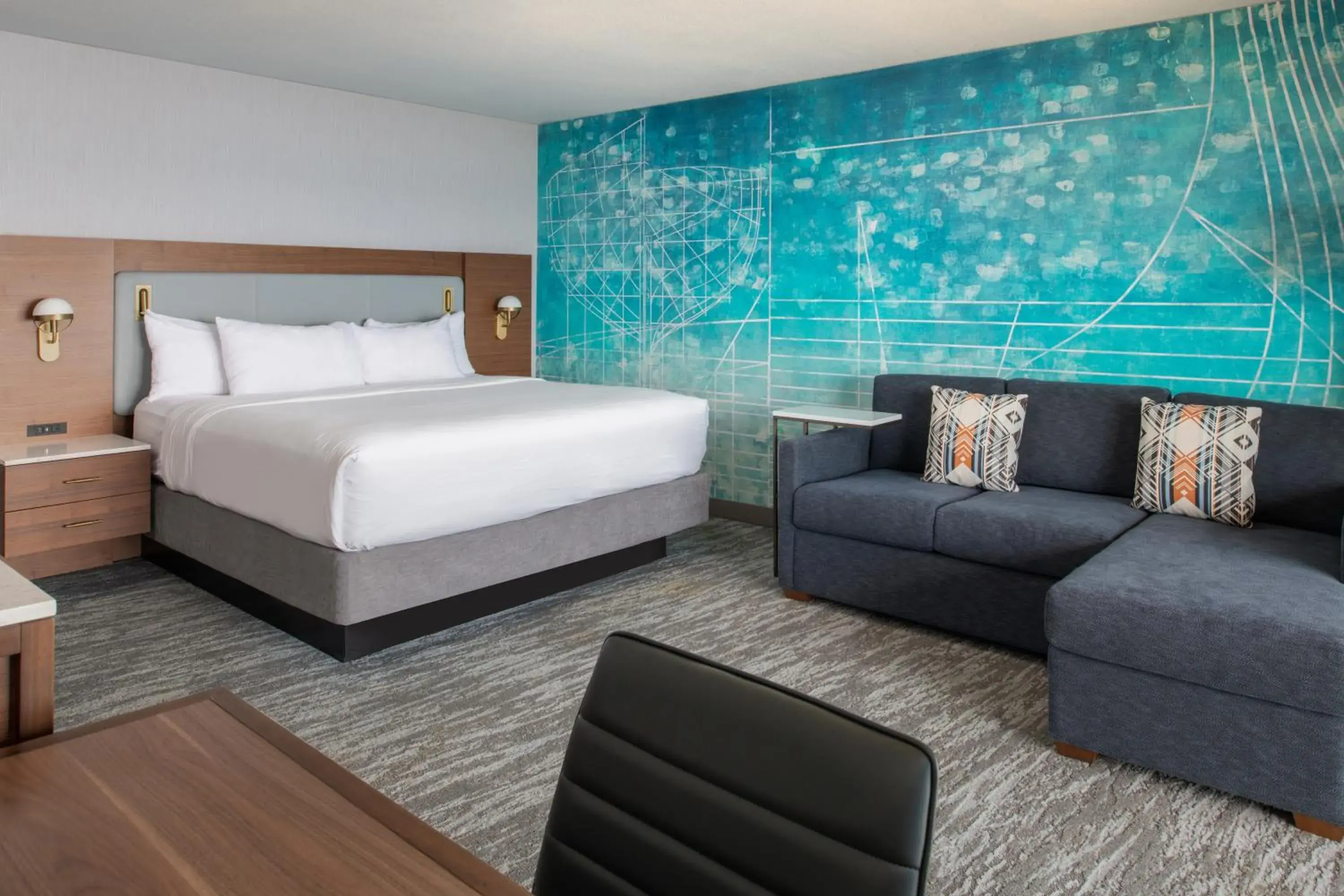 King Room with Sea View in Red Lion Hotel Port Angeles Harbor King Room with Sea View in Red Lion Hotel Port Angeles Harbor