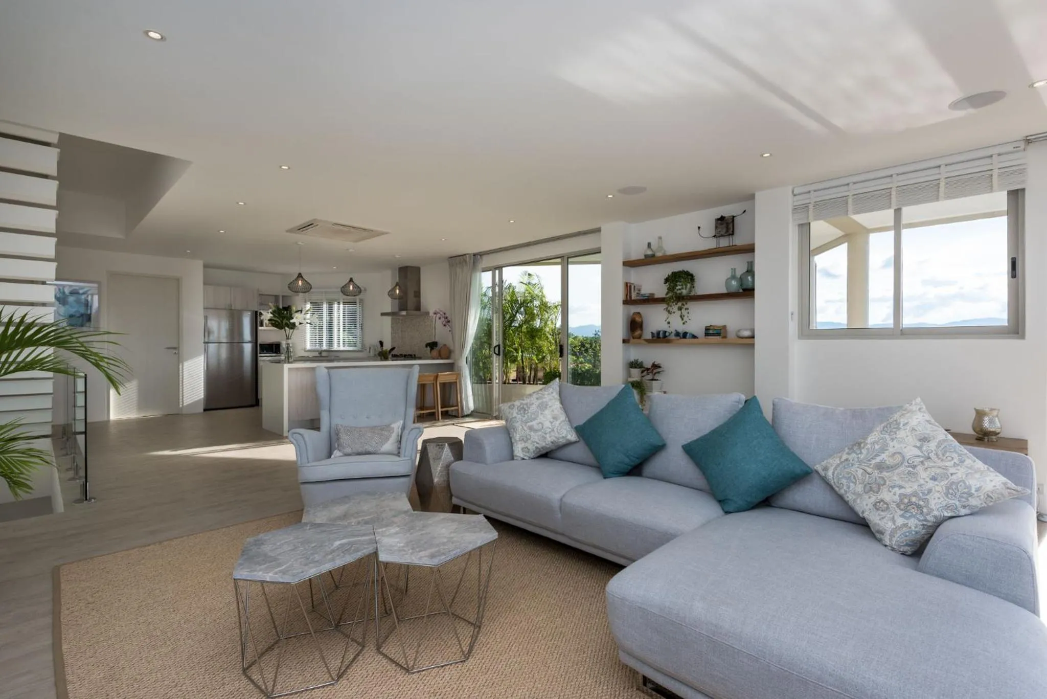 Living room in Samui Bayside Luxury Villas