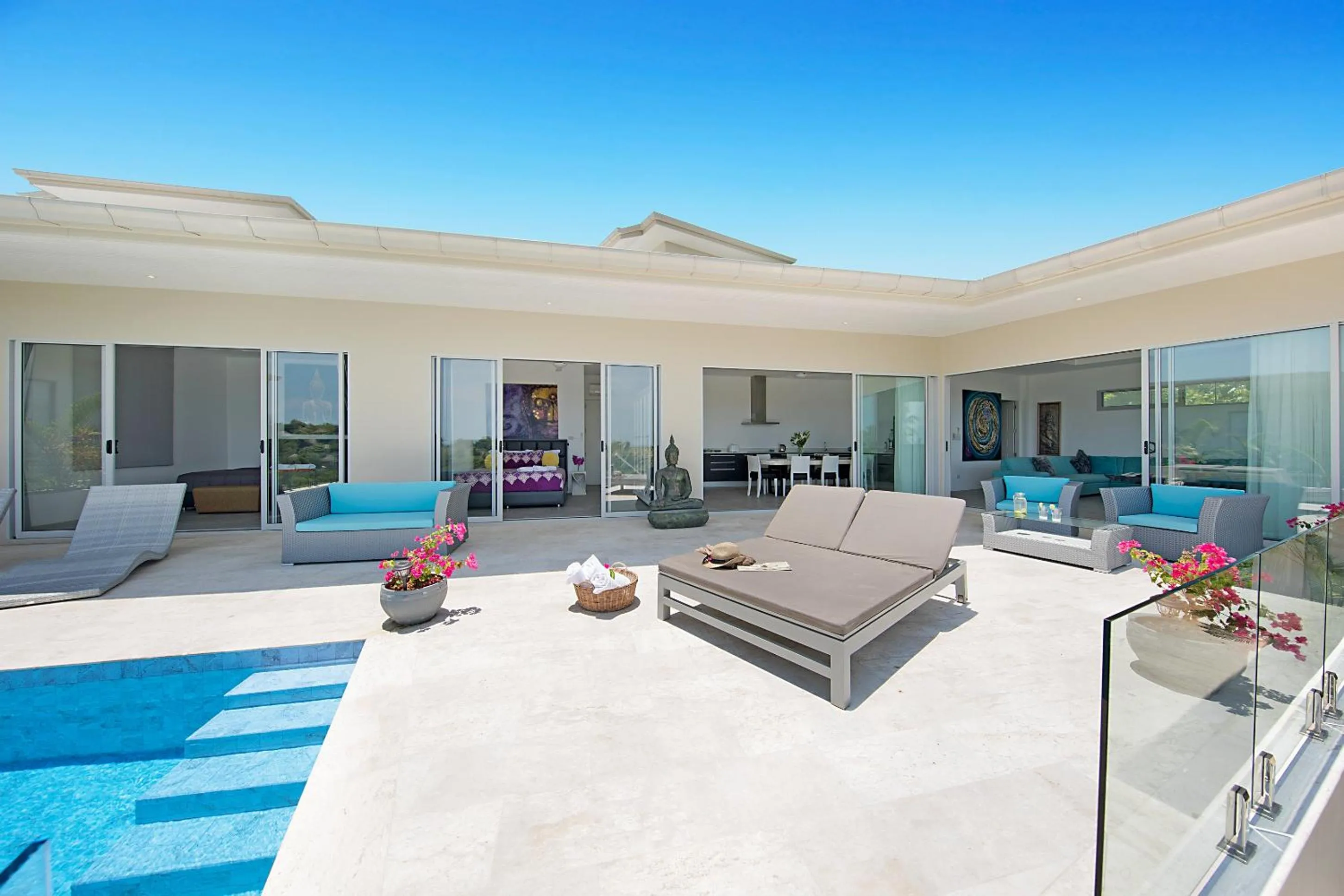 Patio in Samui Bayside Luxury Villas