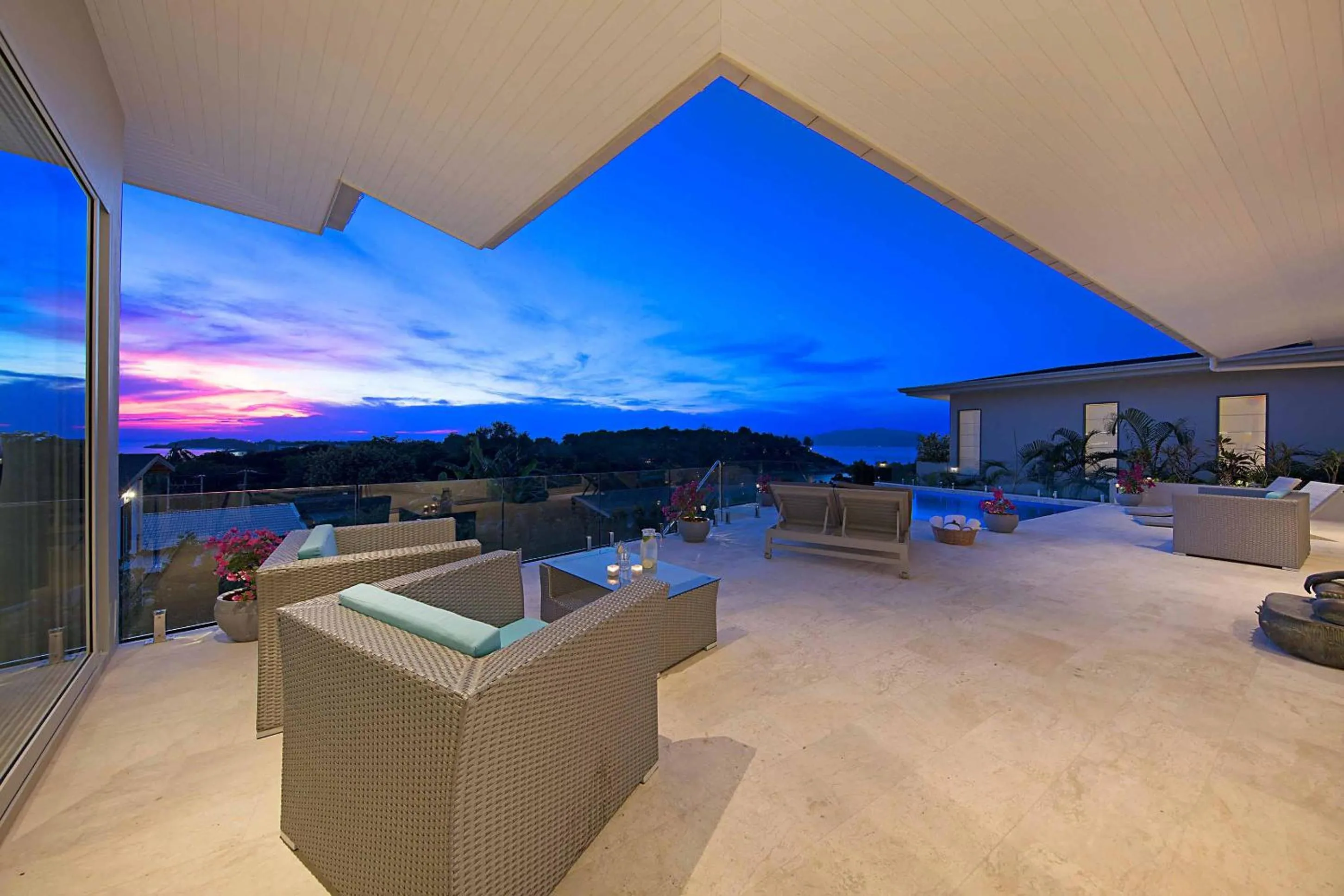 Balcony/Terrace in Samui Bayside Luxury Villas