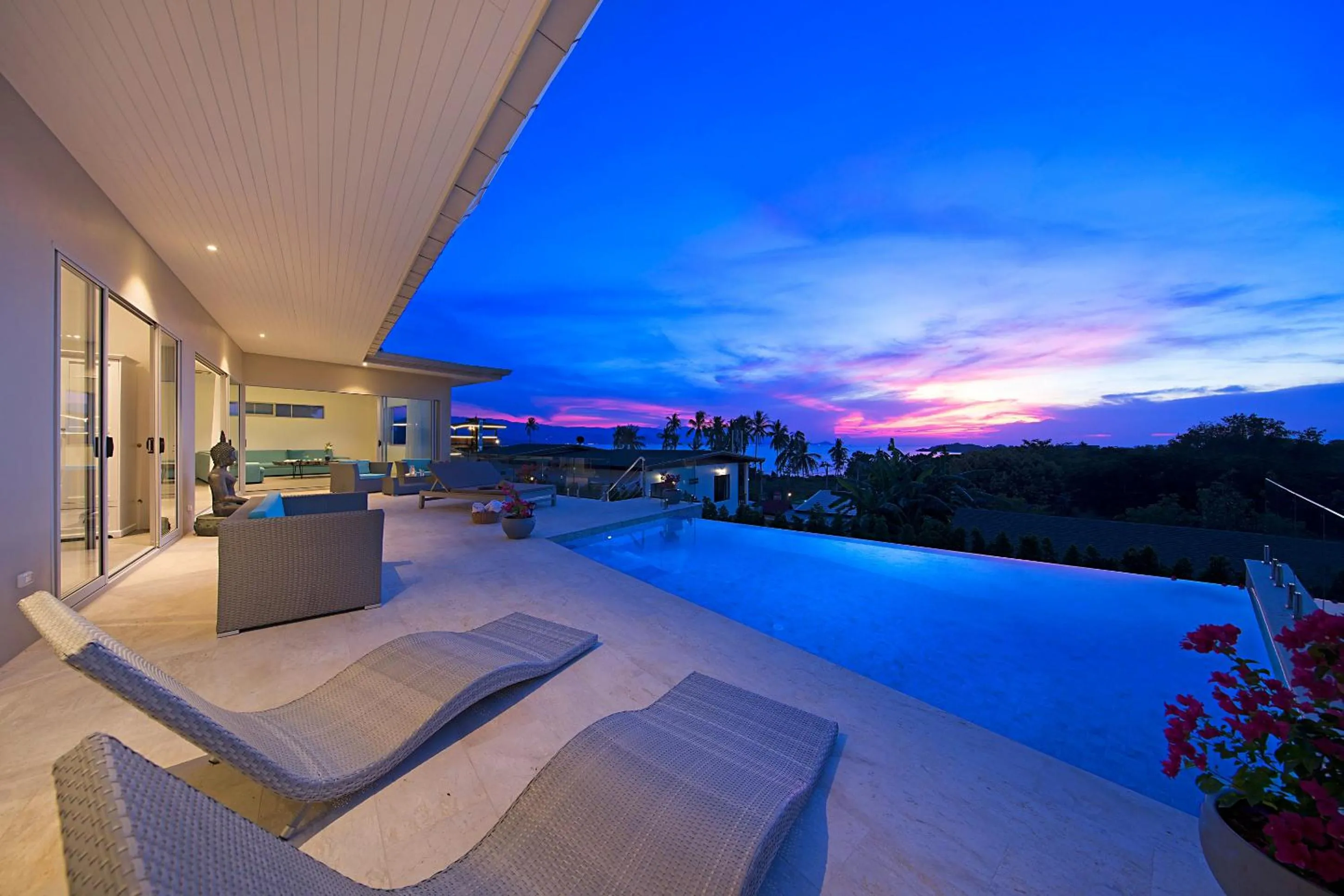 Patio in Samui Bayside Luxury Villas