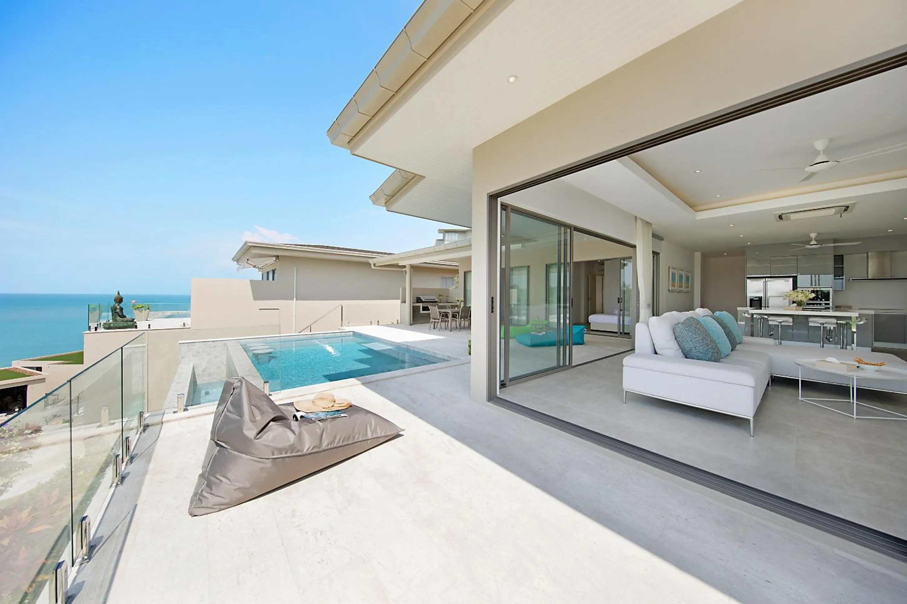 Pool view in Samui Bayside Luxury Villas