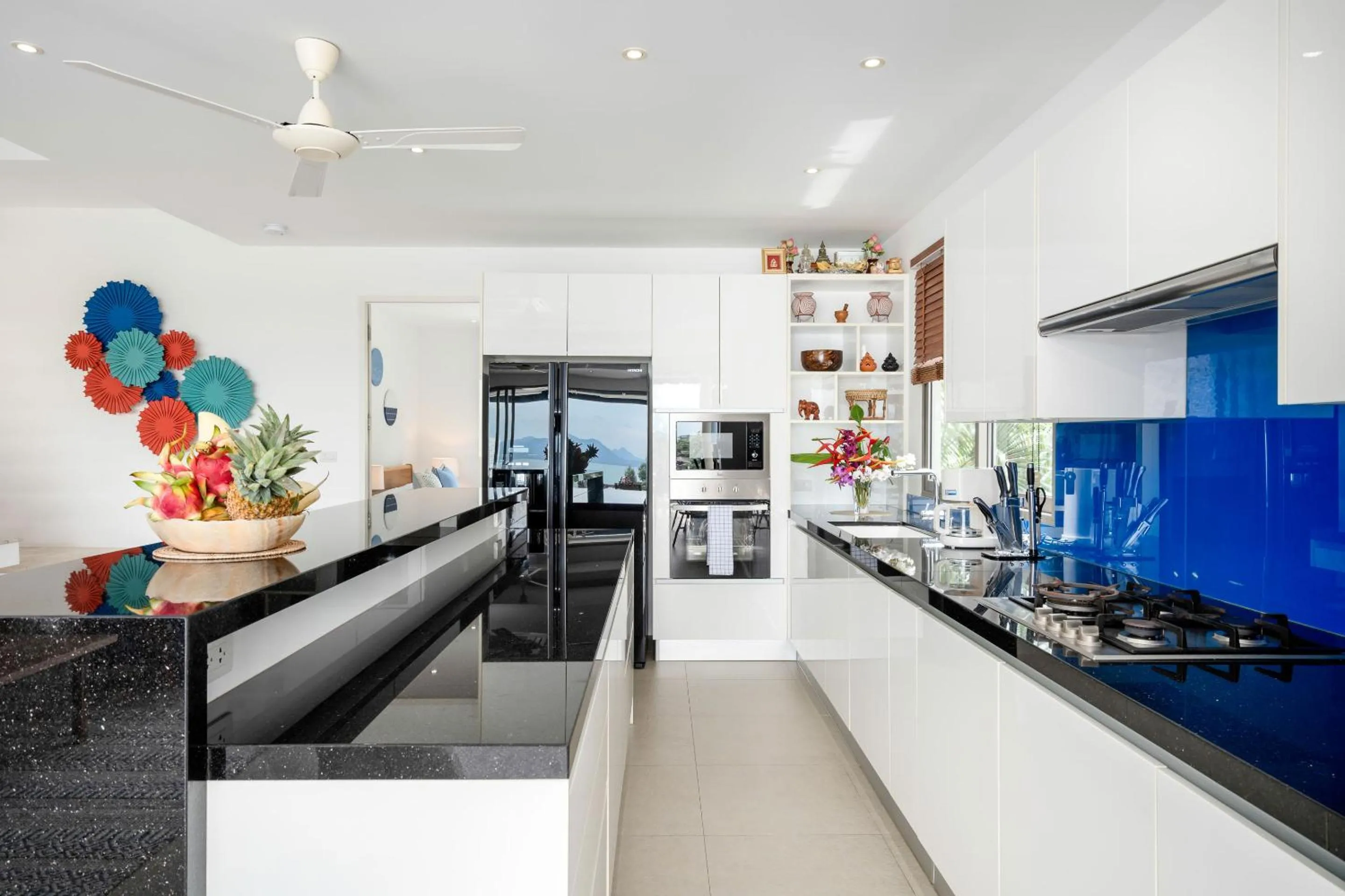 Kitchen or kitchenette in Samui Bayside Luxury Villas