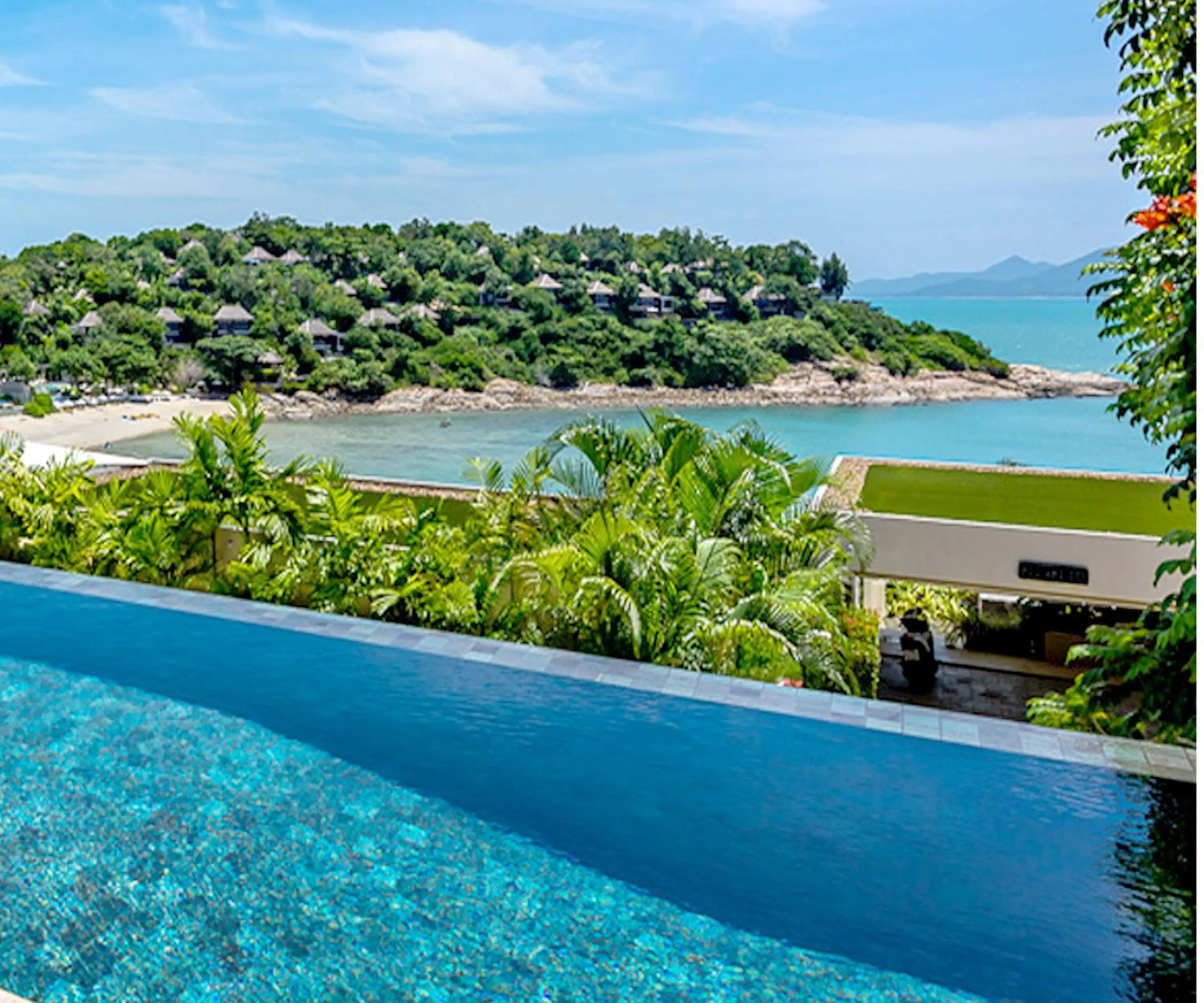Pool view in Samui Bayside Luxury Villas