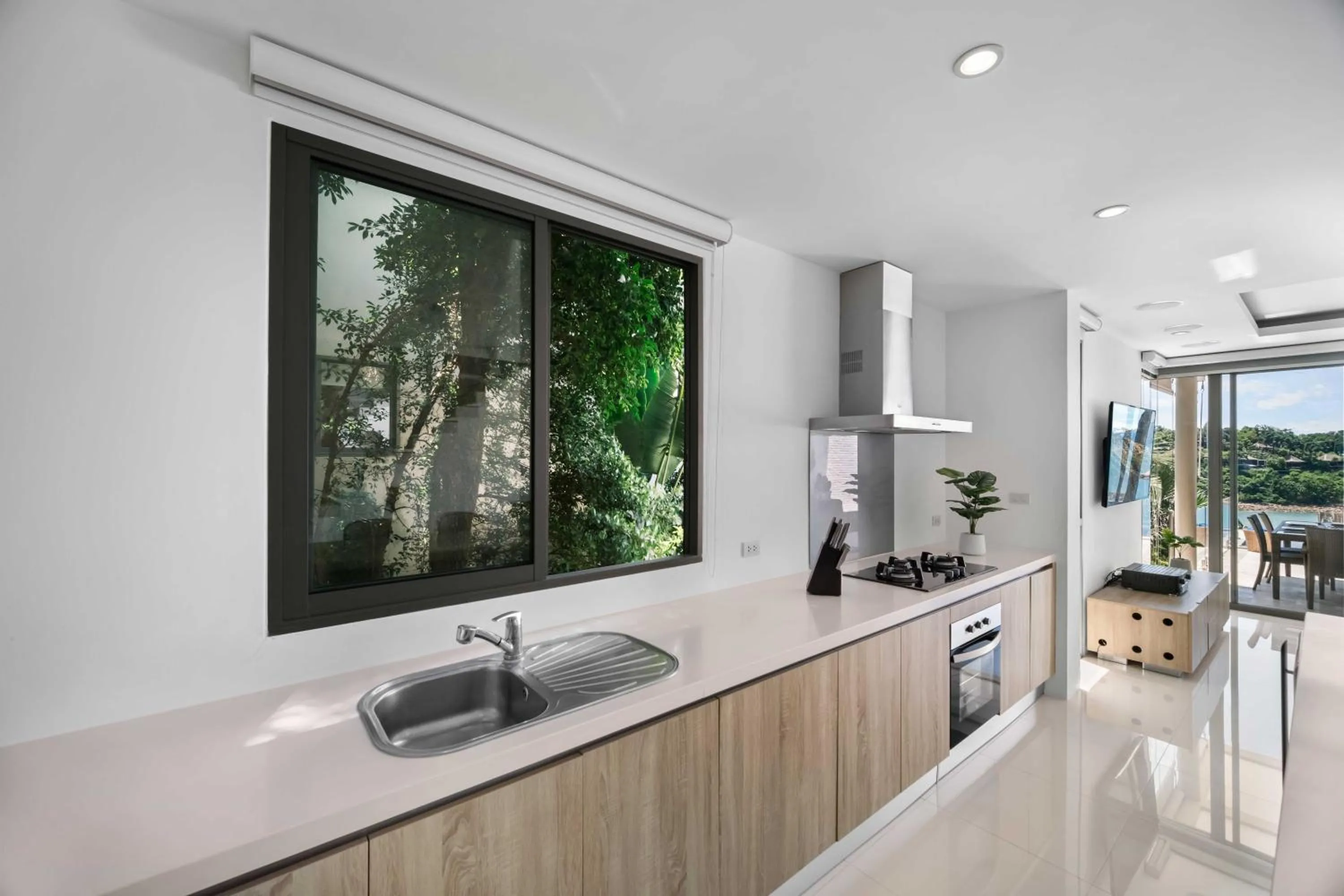 Kitchen or kitchenette in Samui Bayside Luxury Villas