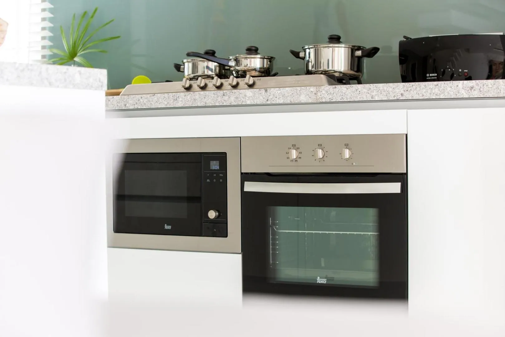 Kitchen or kitchenette in Samui Bayside Luxury Villas