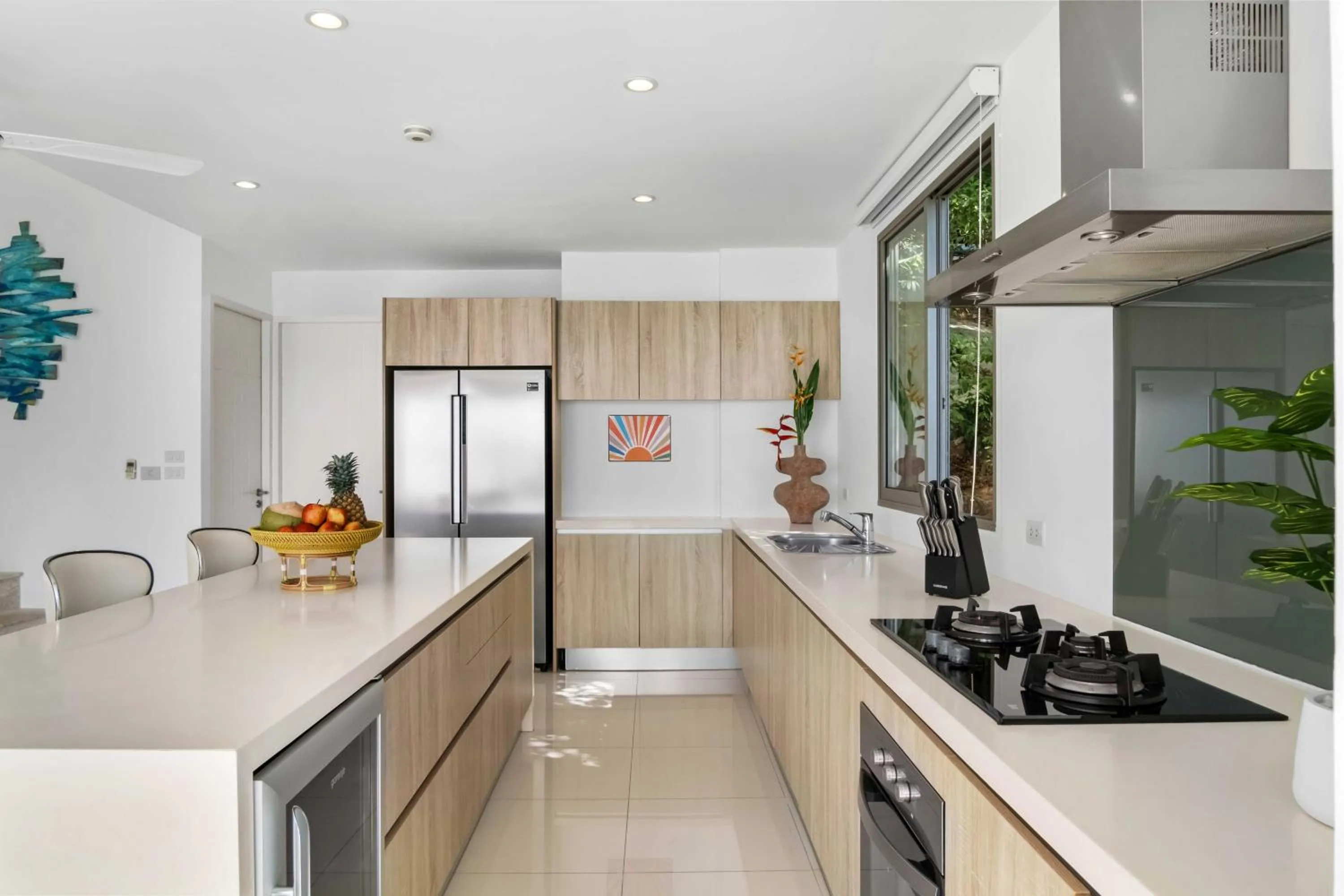 Kitchen or kitchenette in Samui Bayside Luxury Villas