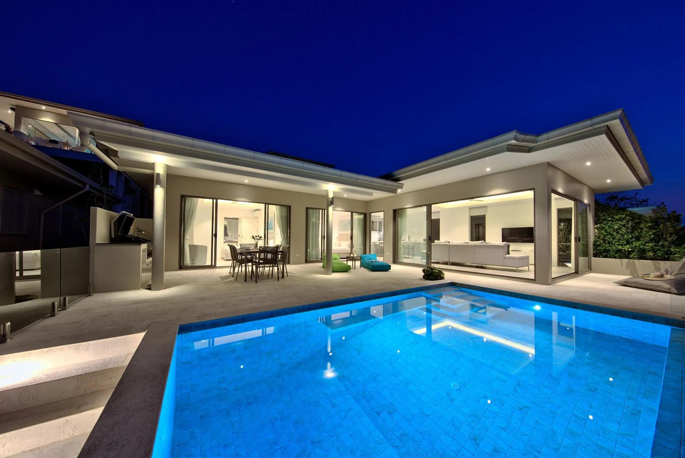 Patio in Samui Bayside Luxury Villas