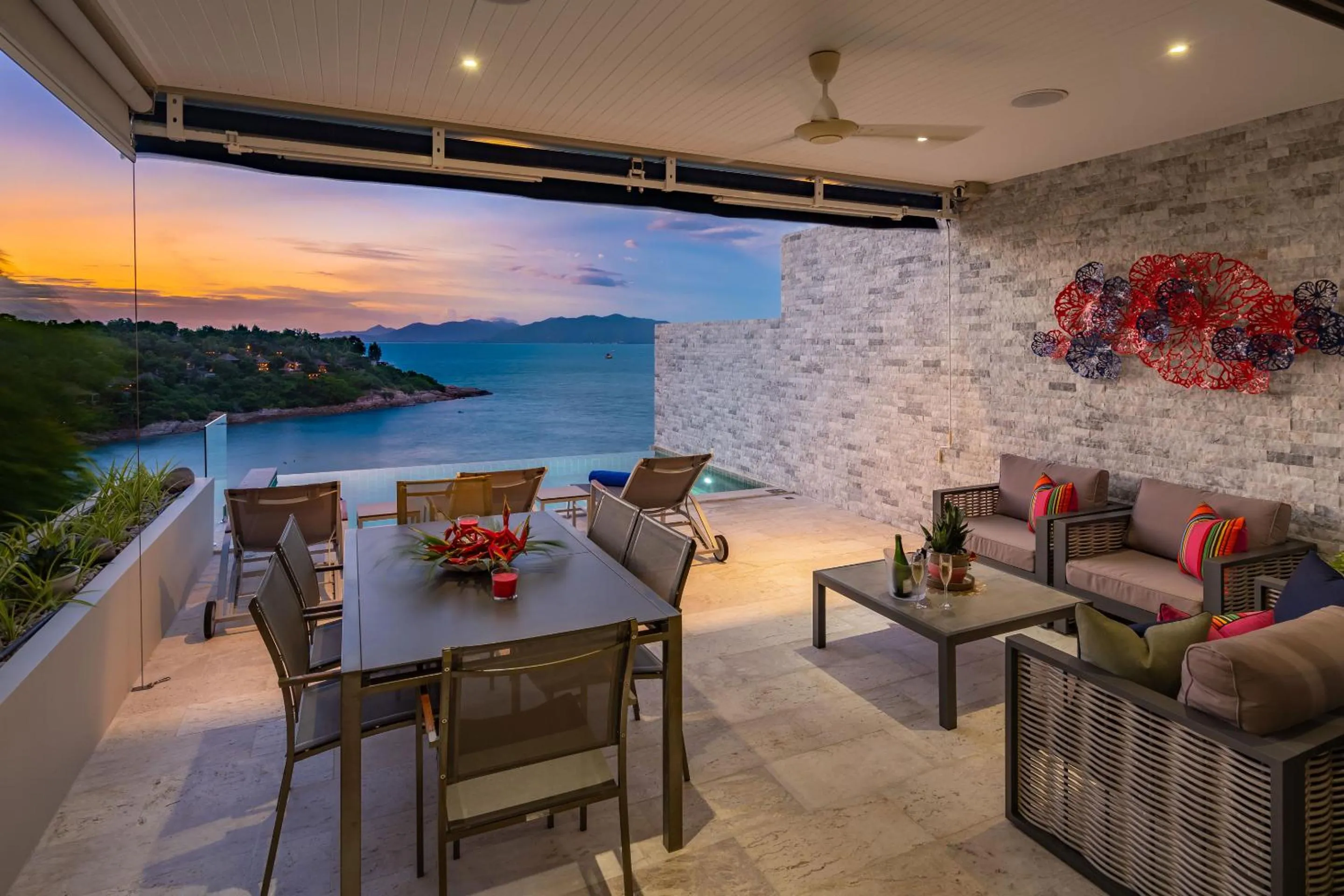 Dining area in Samui Bayside Luxury Villas