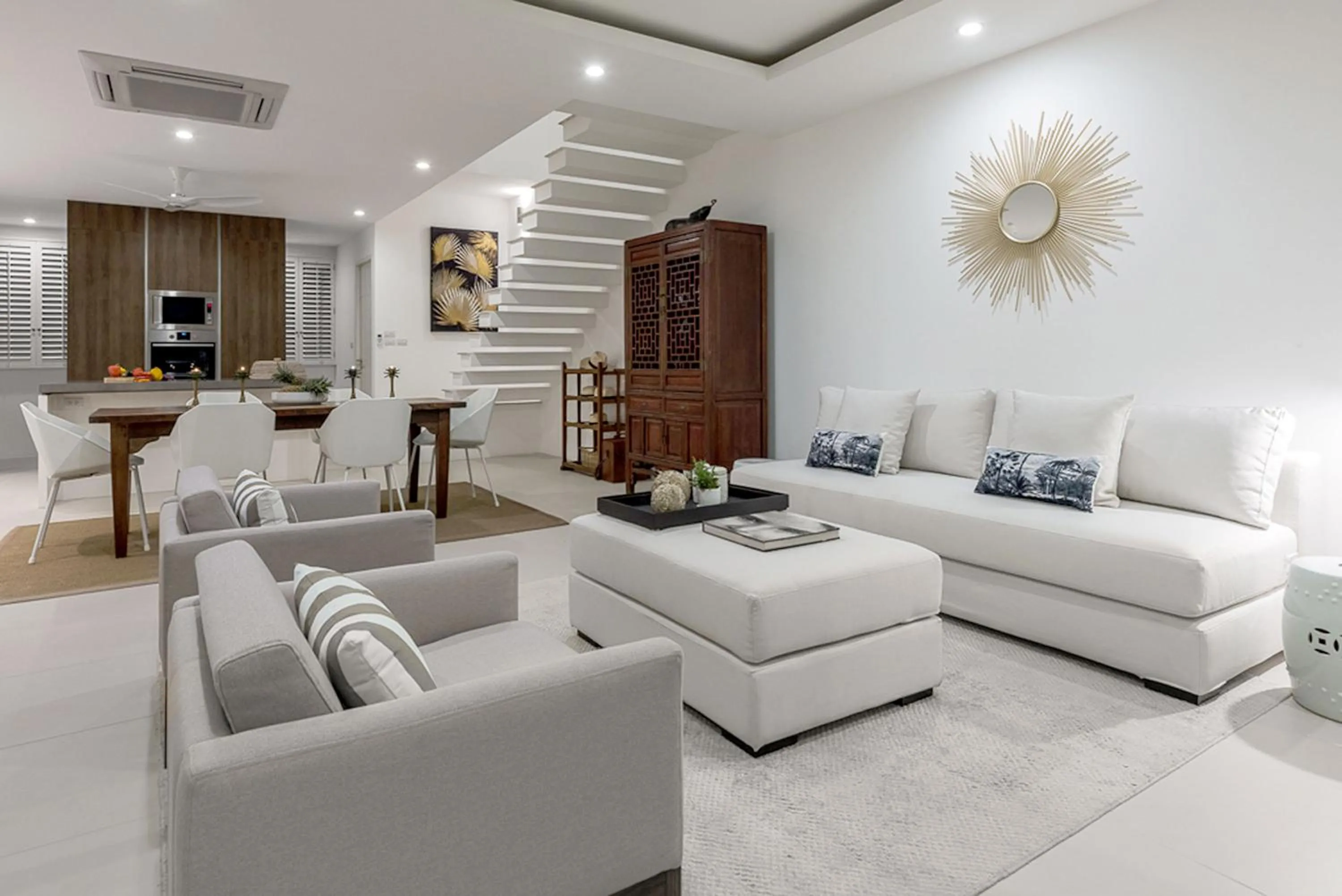 Living room in Samui Bayside Luxury Villas