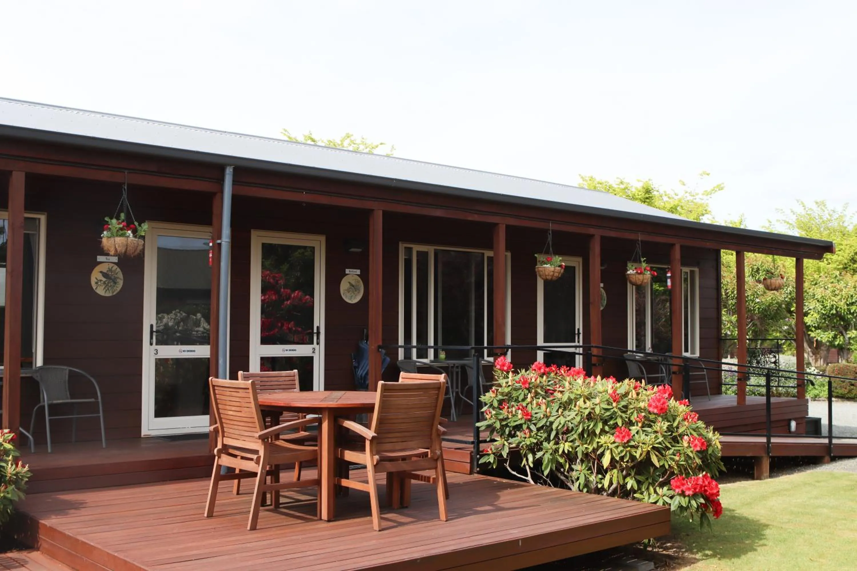 Patio in Blue Ridge Studios and Bed & Breakfast