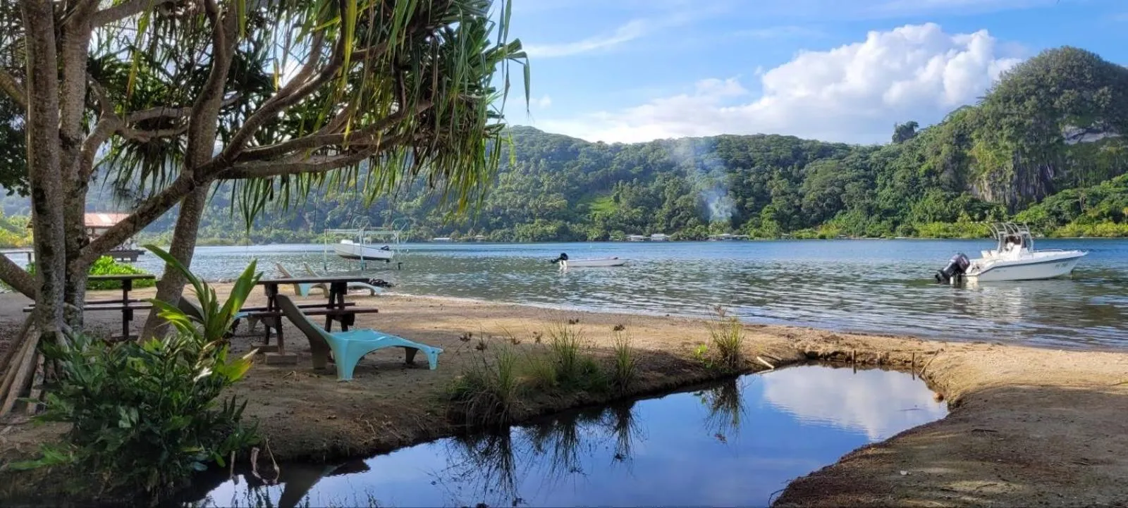 Beach in Fare Oviri Lodge