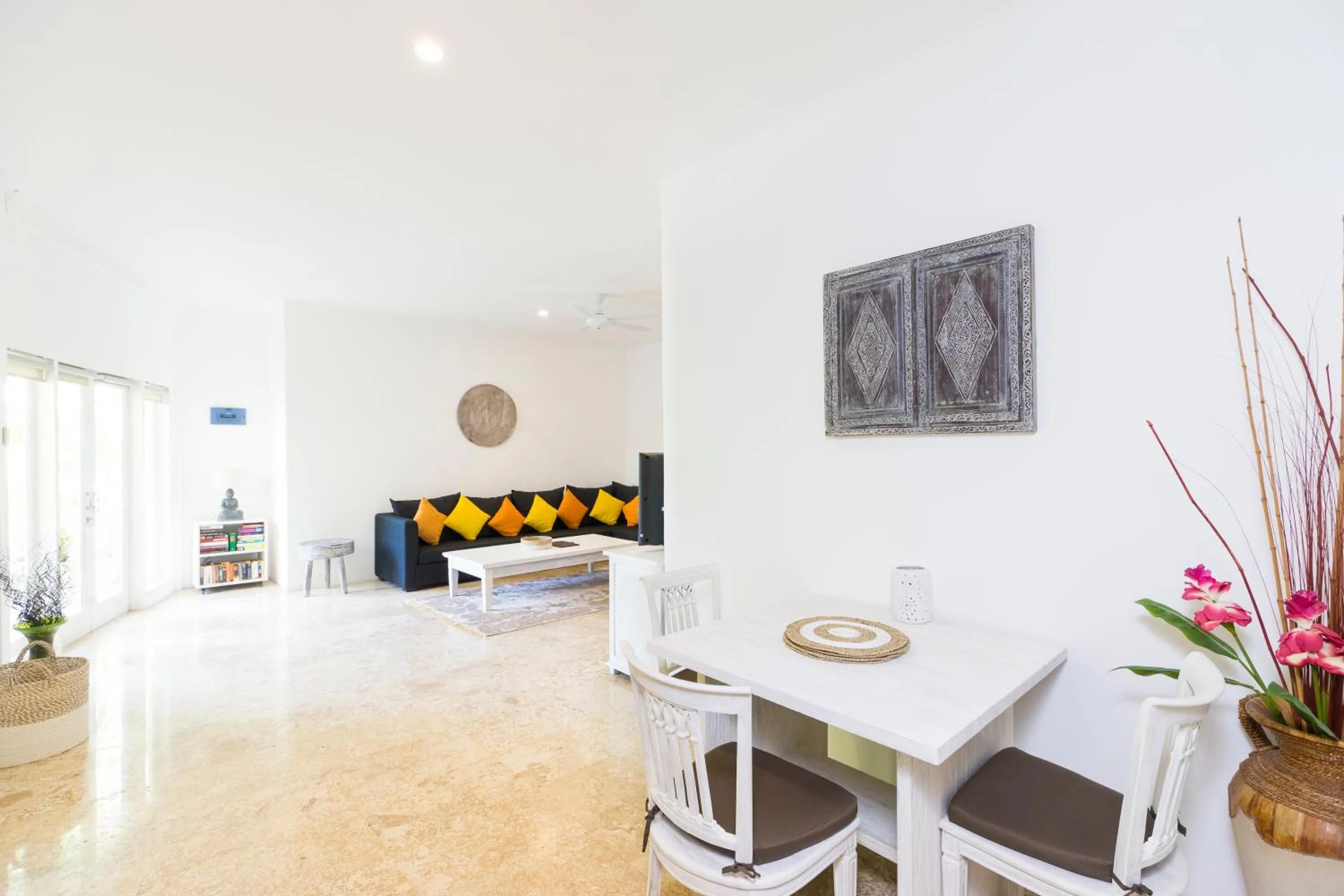 Living room in Beach Melati Apartments