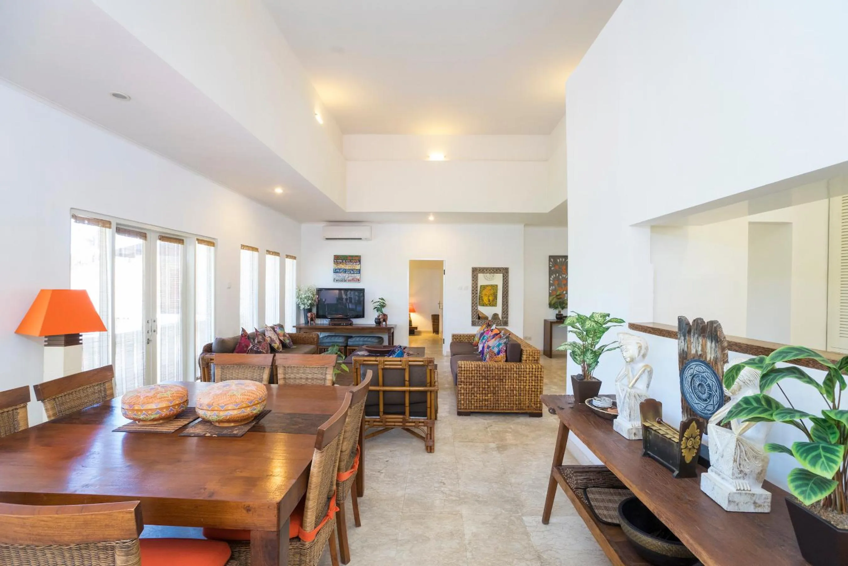 Living room in Beach Melati Apartments