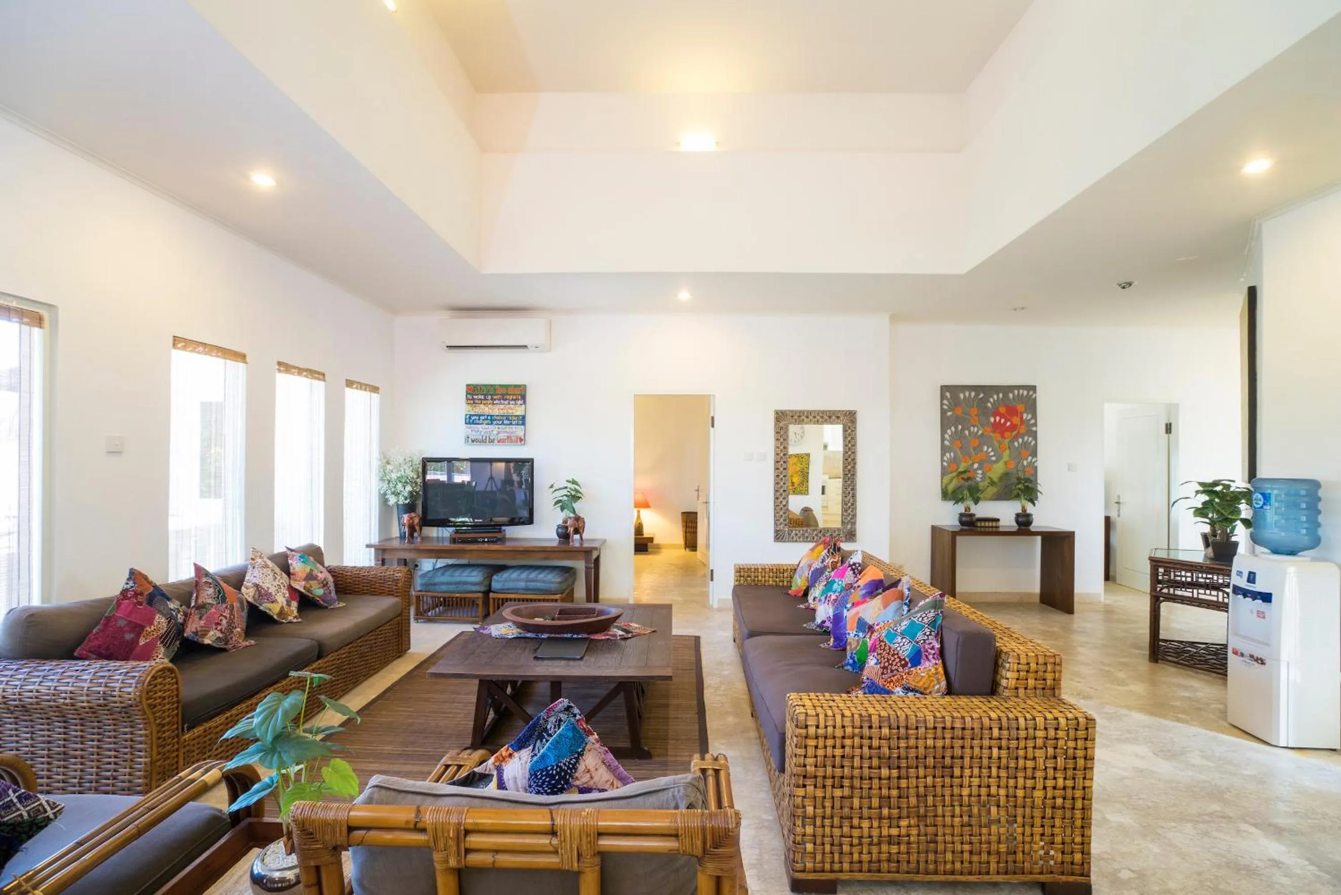 Living room in Beach Melati Apartments