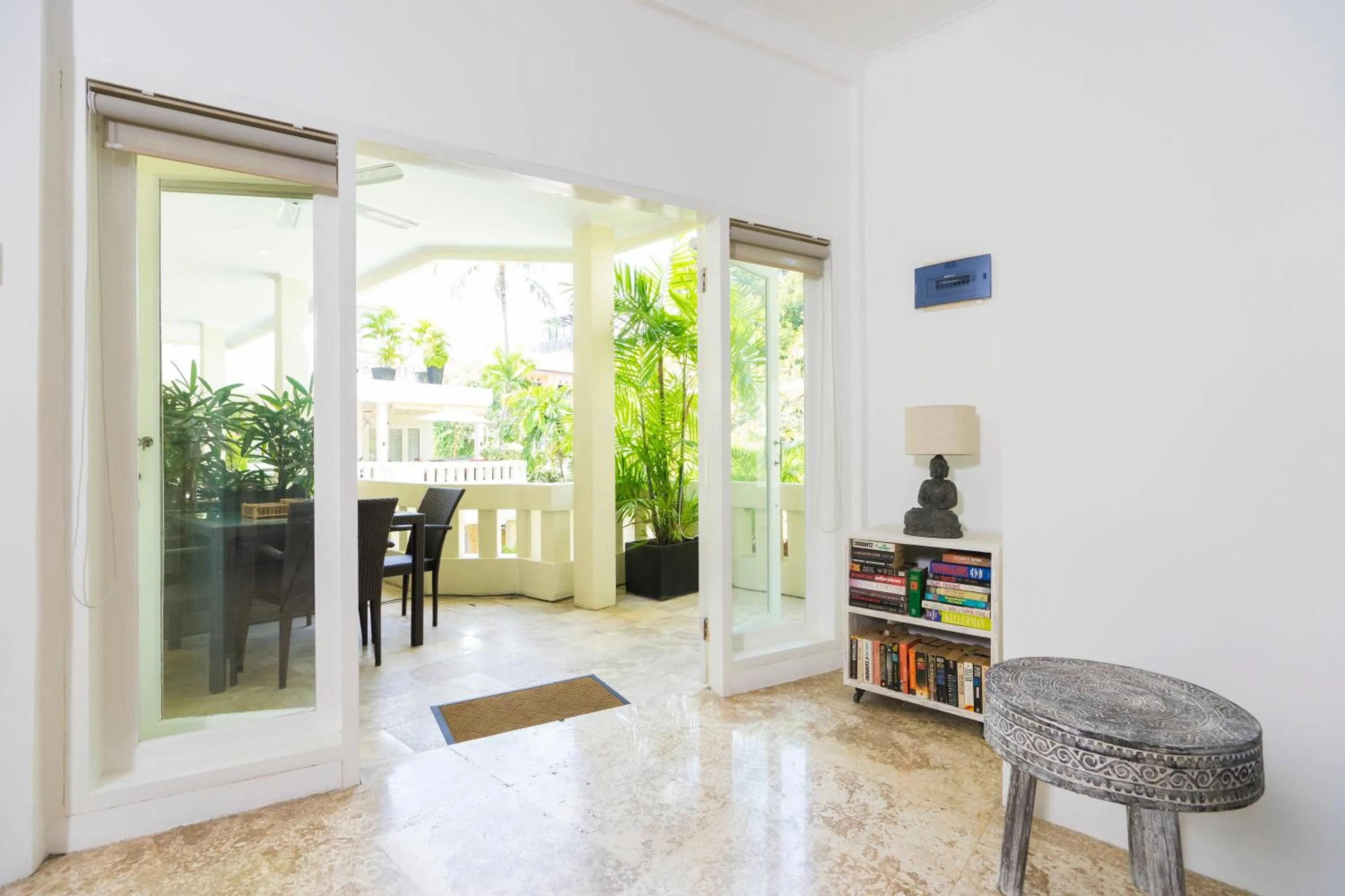 Patio in Beach Melati Apartments