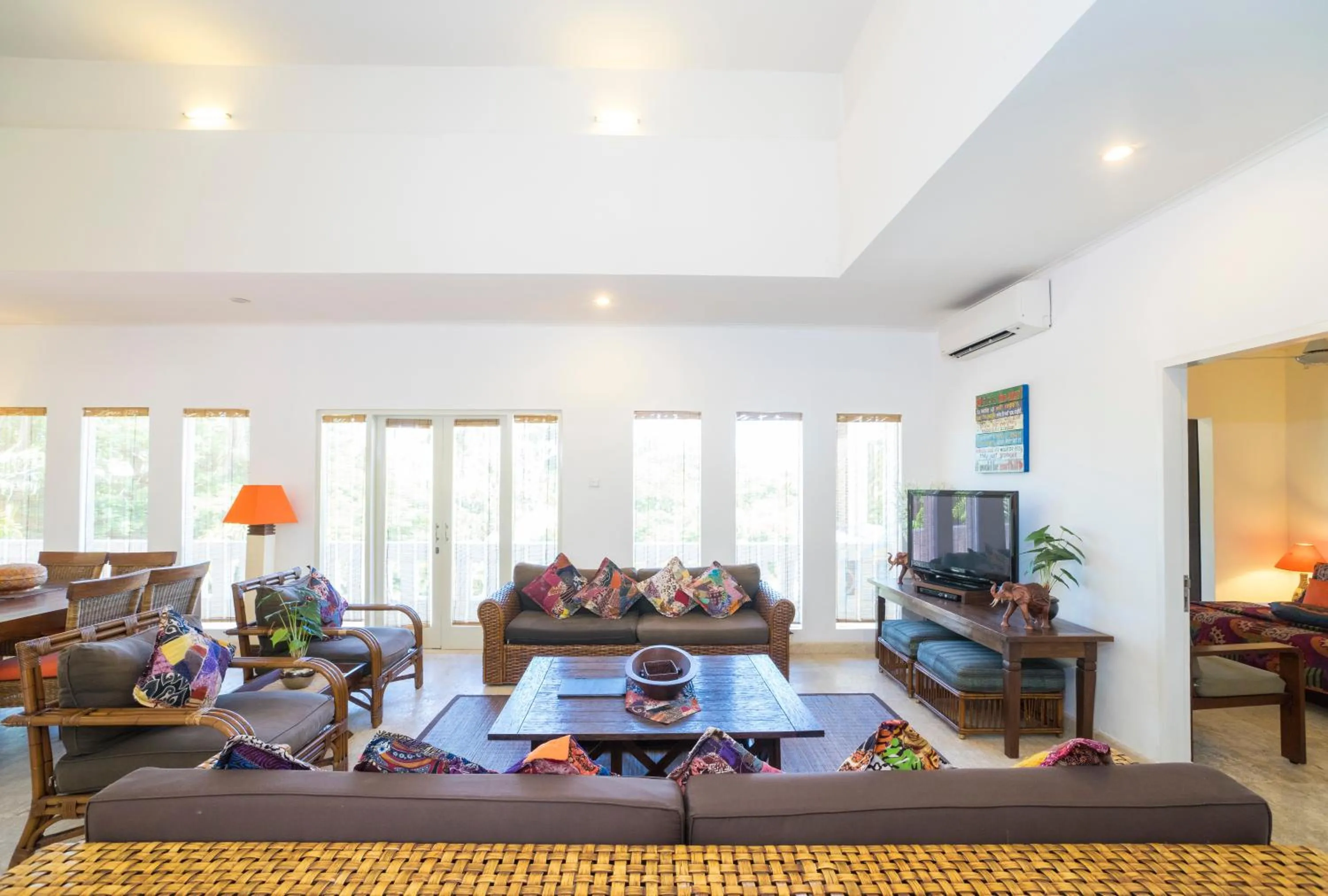 Living room in Beach Melati Apartments