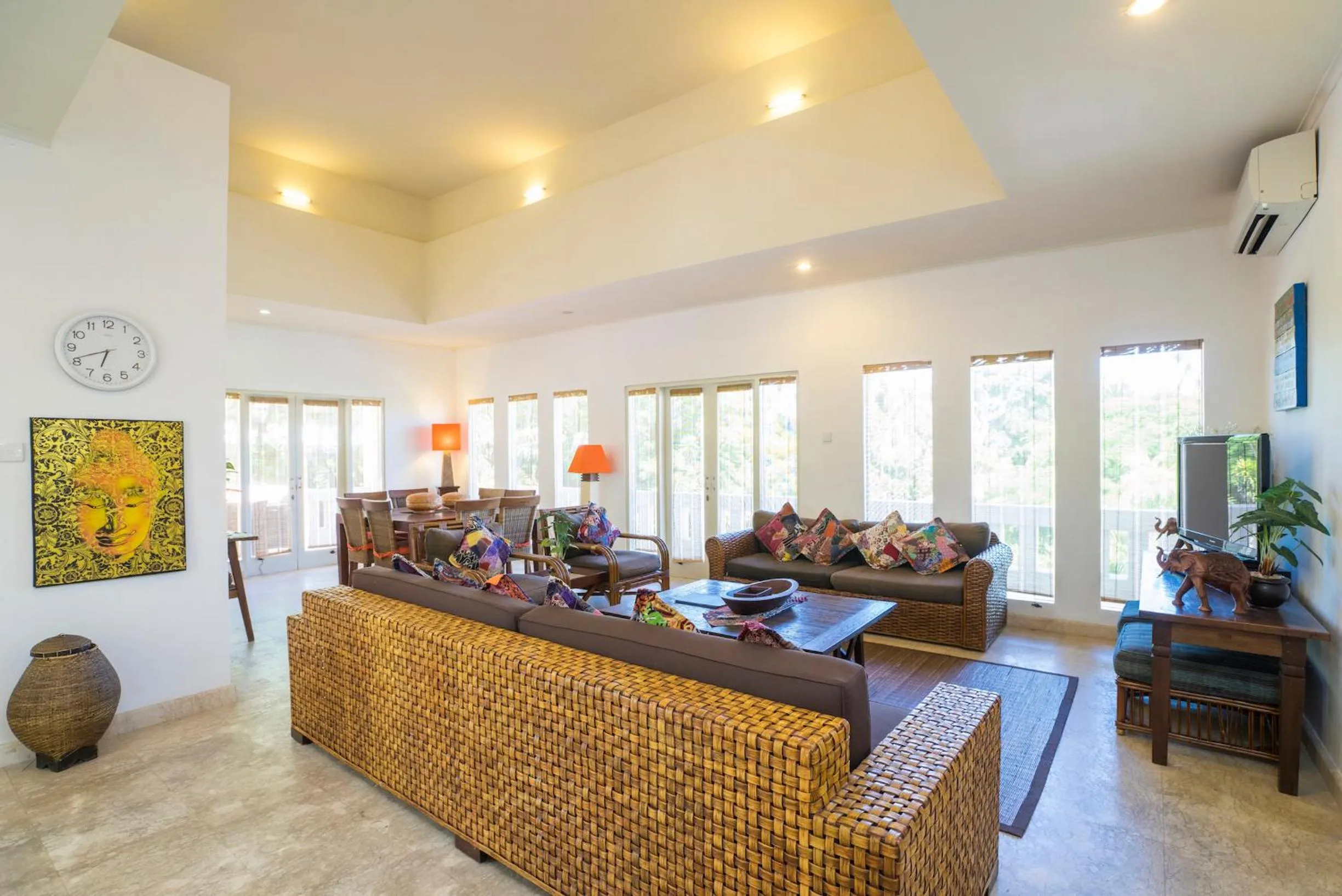 Living room in Beach Melati Apartments