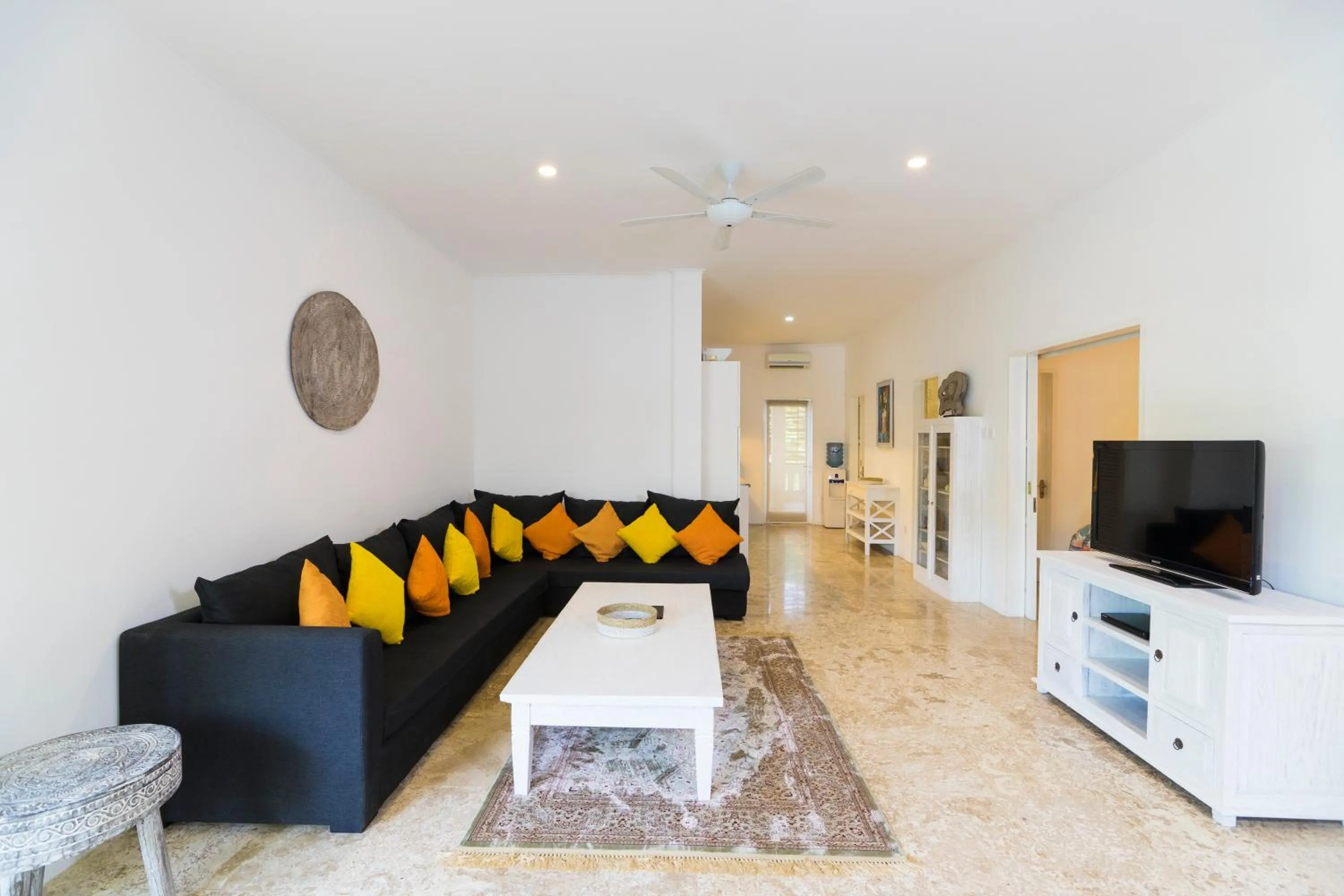 Living room in Beach Melati Apartments