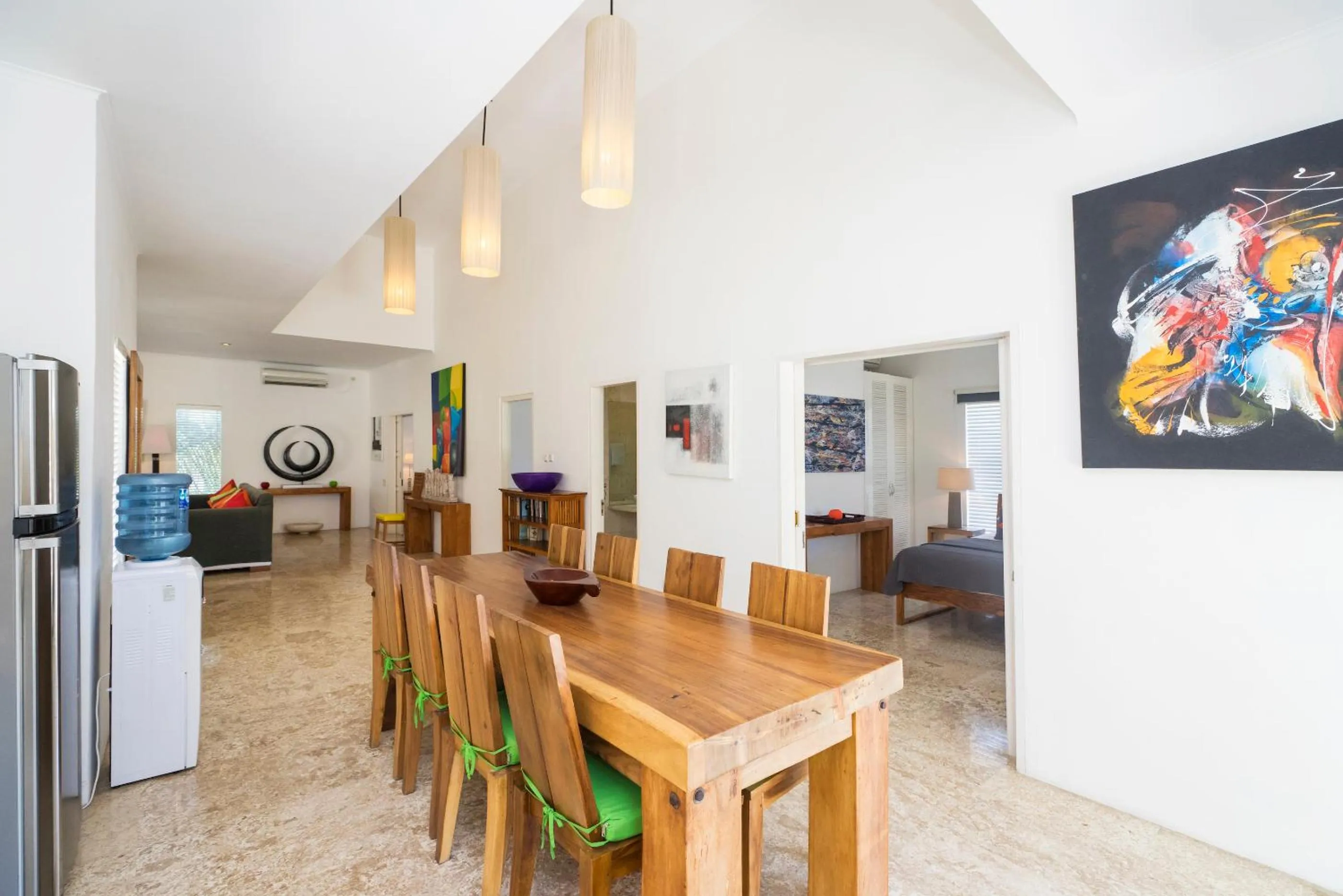 Dining area in Beach Melati Apartments