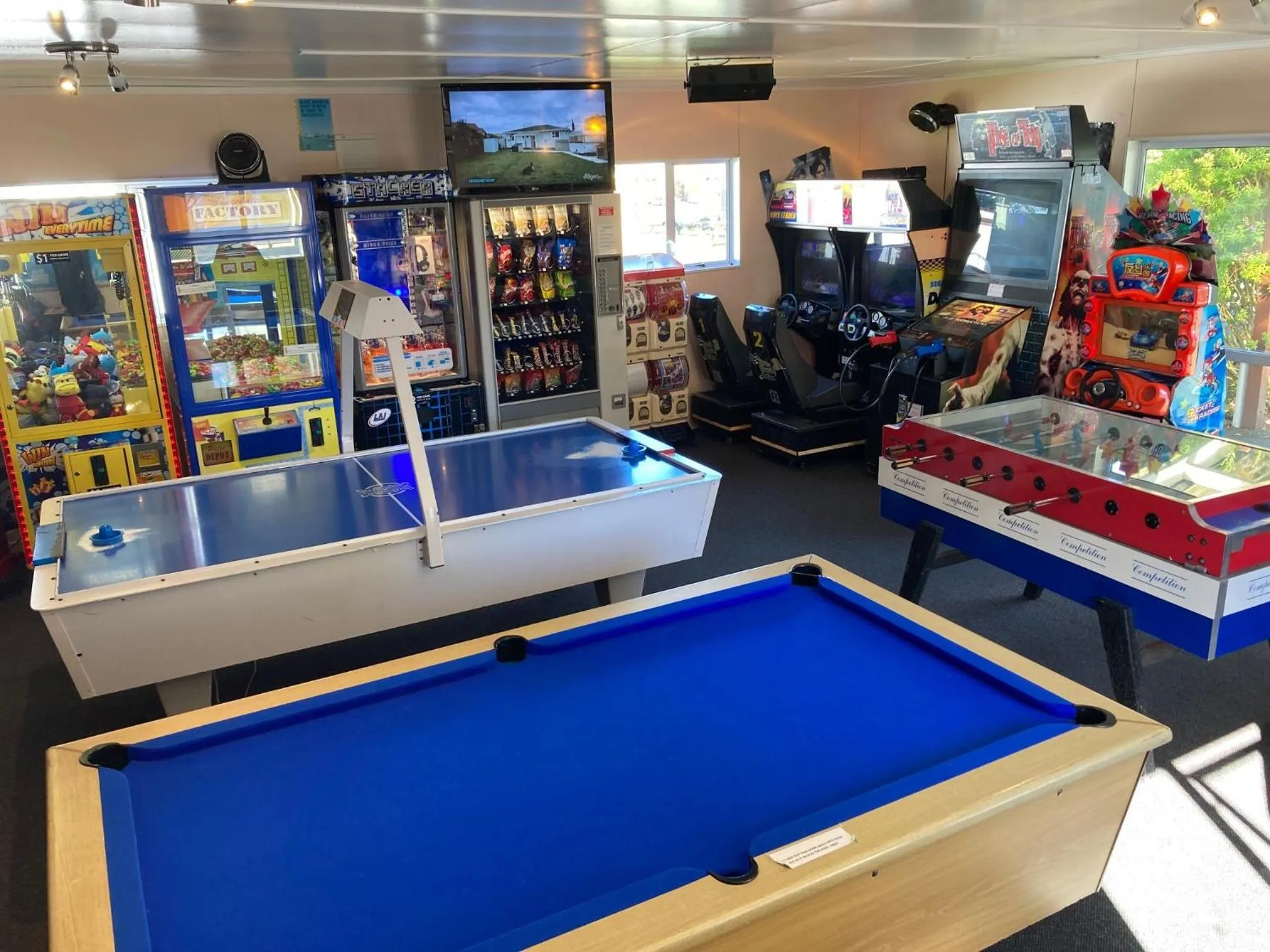 Game Room in Whanganui River Top 10 Holiday Park