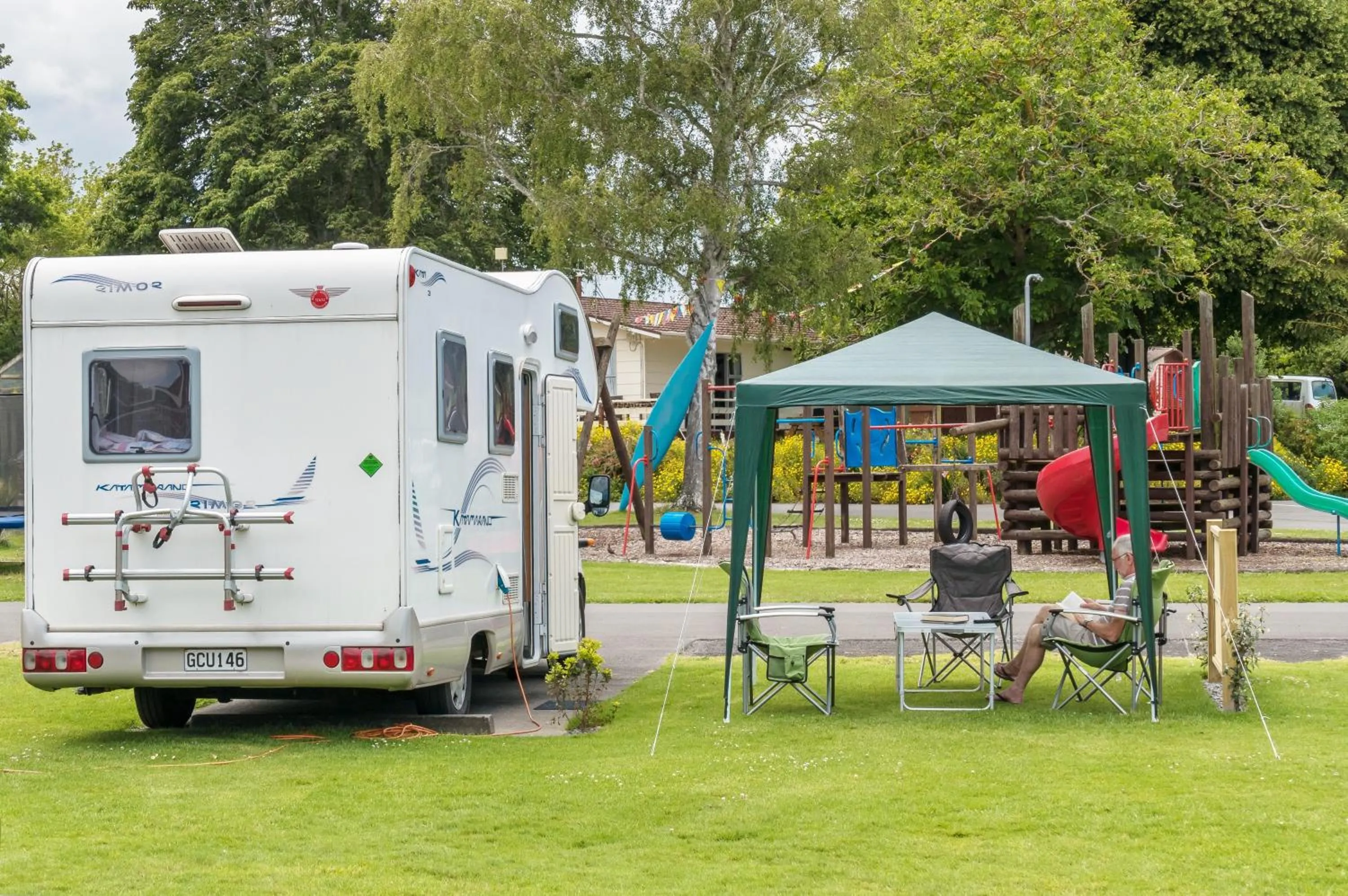 Area and facilities in Whanganui River Top 10 Holiday Park