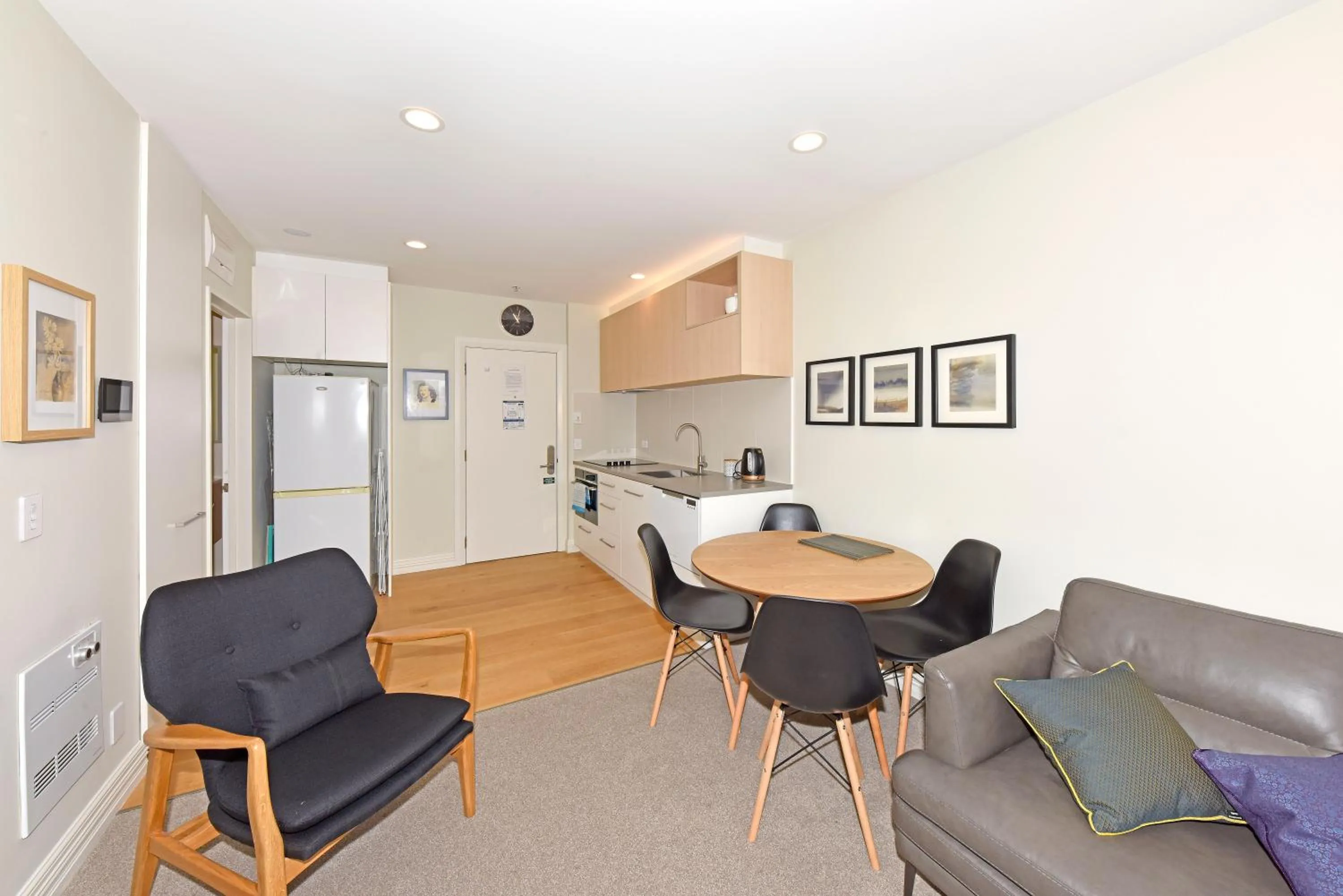 Kitchen or kitchenette in West Fitzroy Apartments