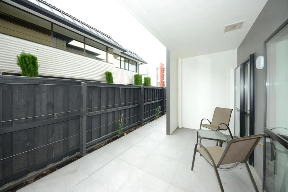Inner courtyard view in West Fitzroy Apartments
