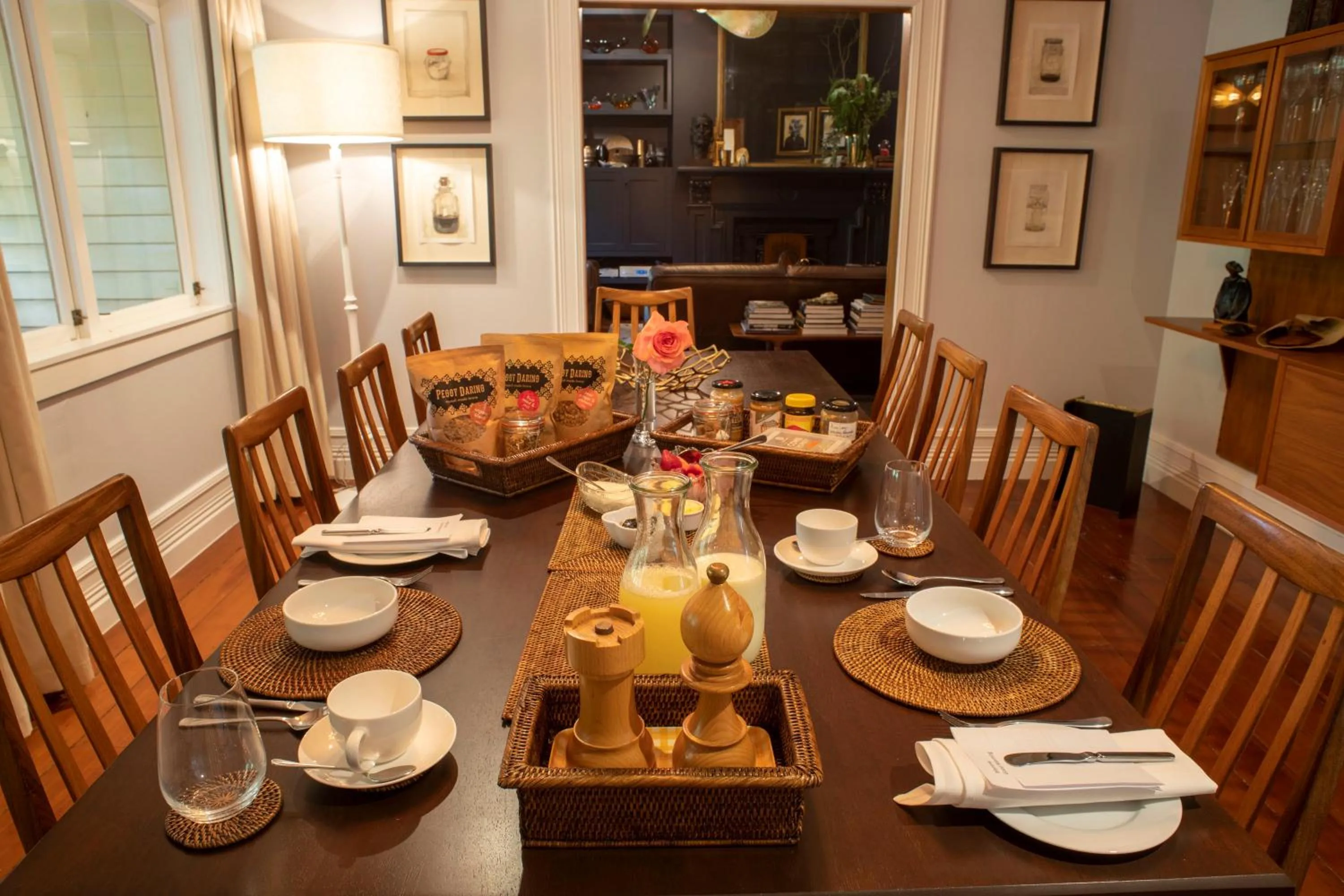 Dining area in Hawthorne House
