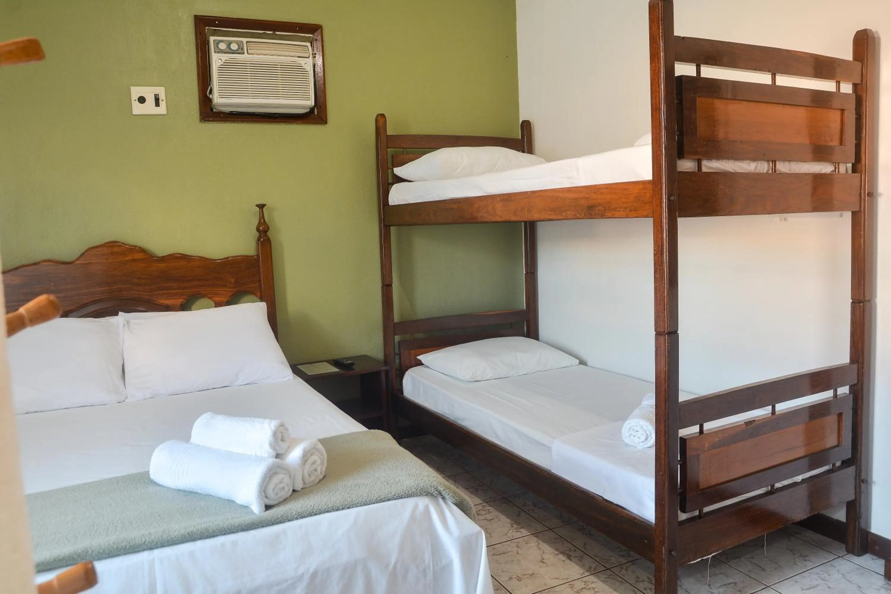 Bed in Pousada da praça