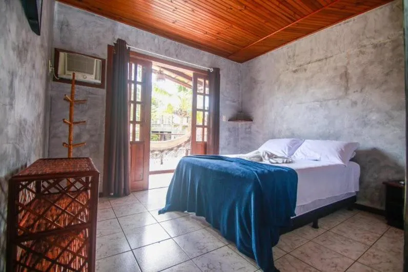 Bed in Pousada da praça