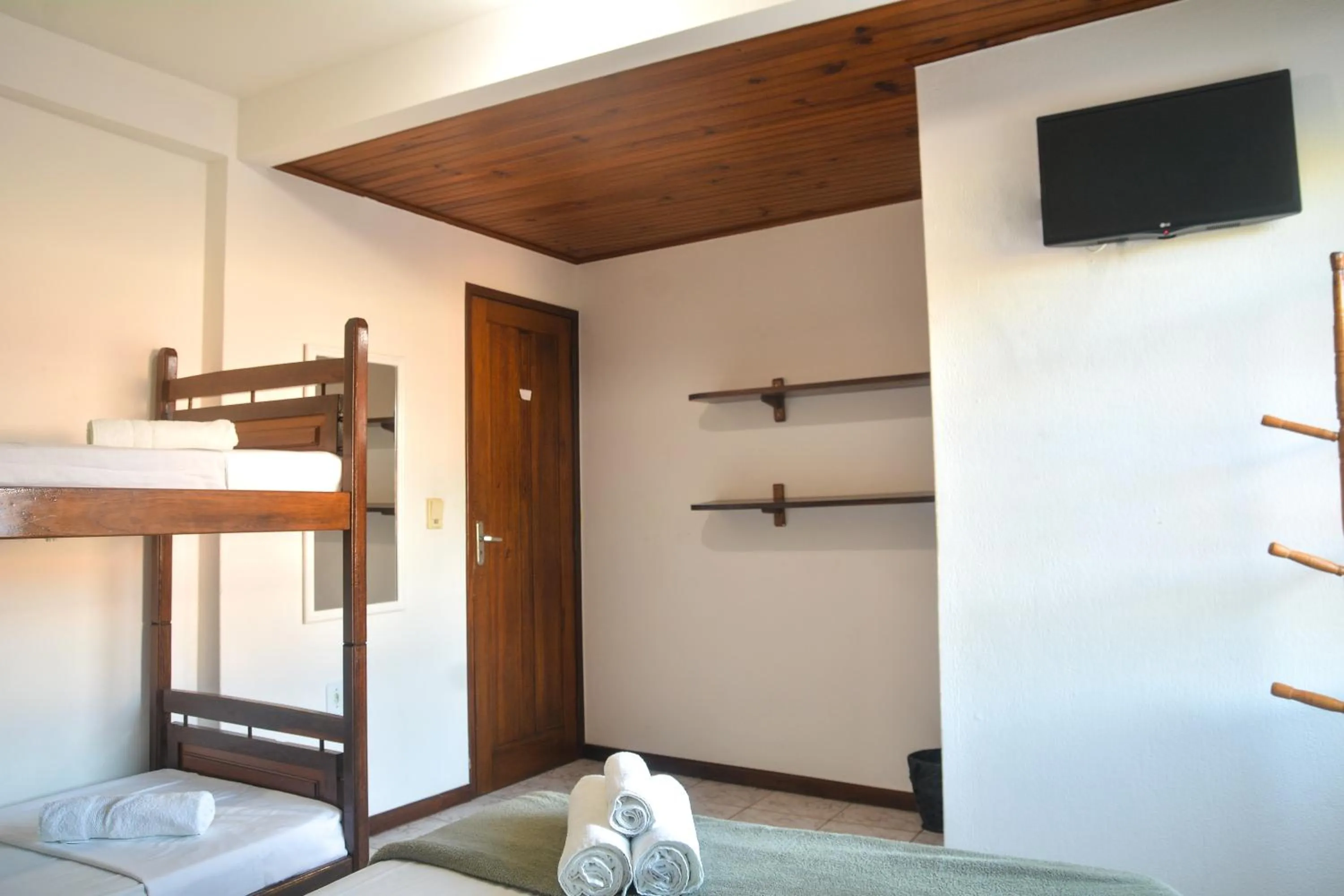 Bed in Pousada da praça