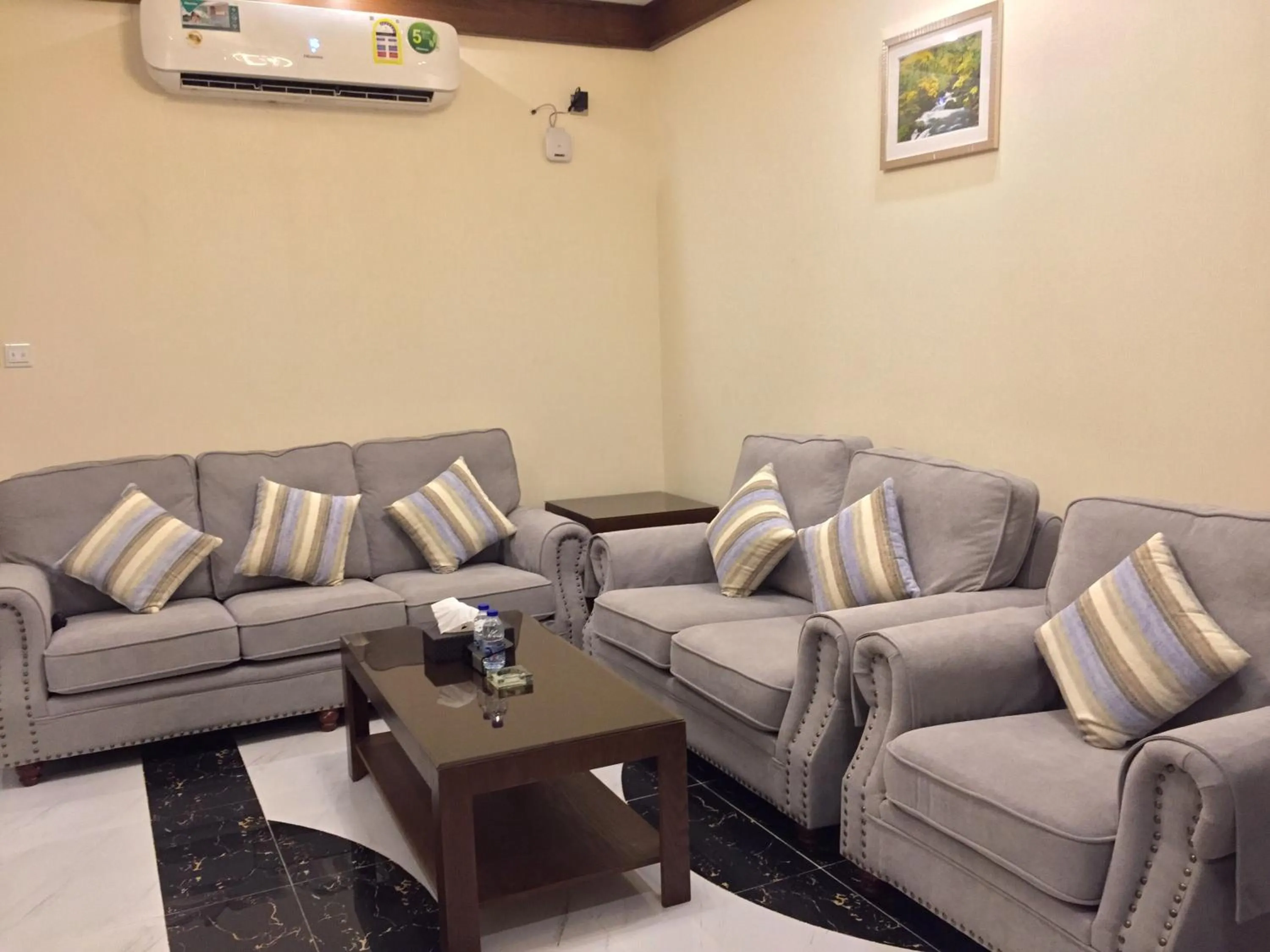 Seating area in Aral Hotel Apartments