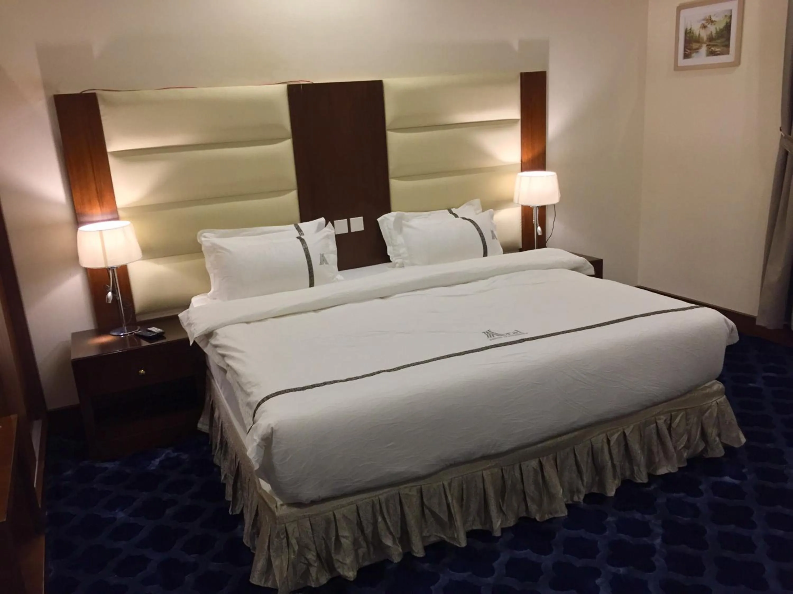 Bed in Aral Hotel Apartments