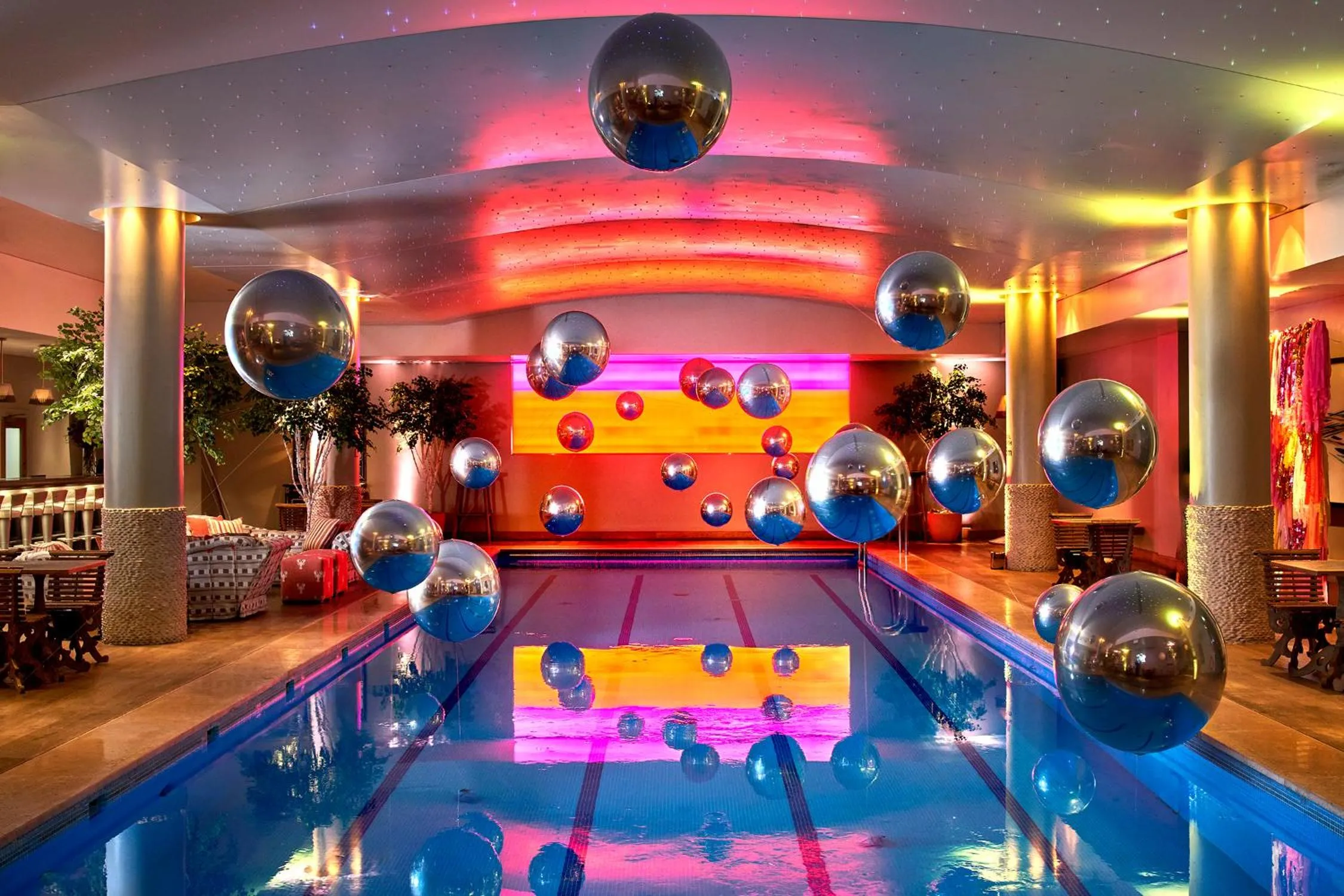Swimming pool in Haymarket Hotel, Firmdale Hotels