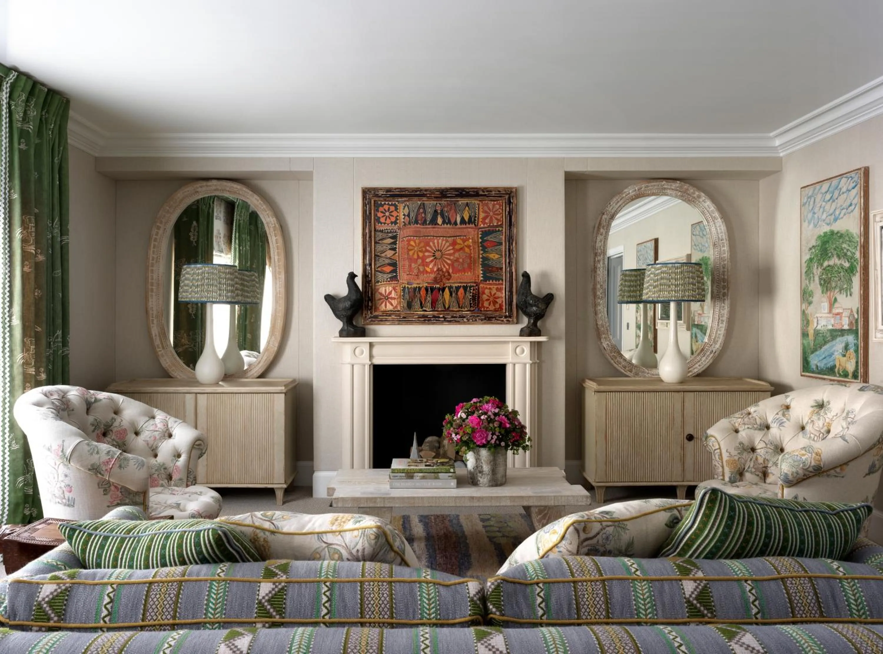 Living room in Haymarket Hotel, Firmdale Hotels